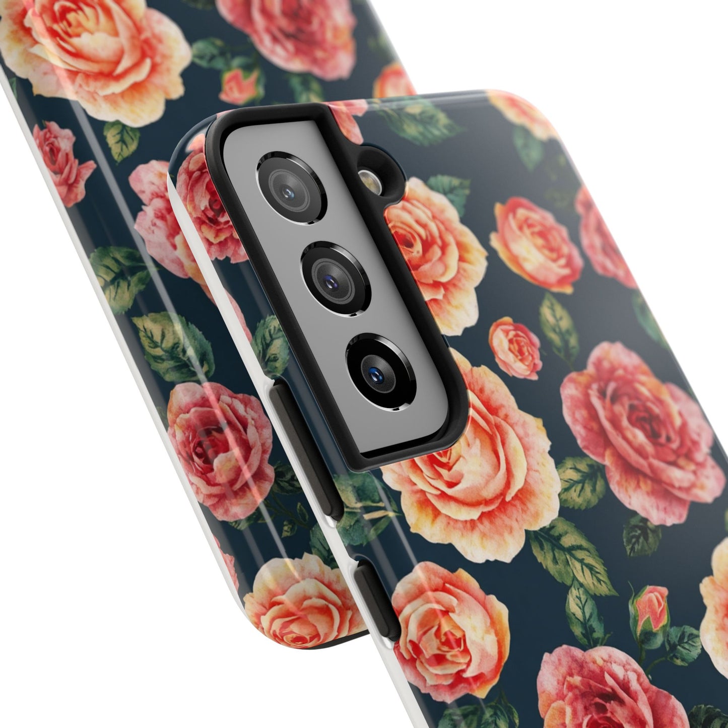 Floral Tough Phone Cases - Durable & Stylish New Age Rose Design - for iPhone