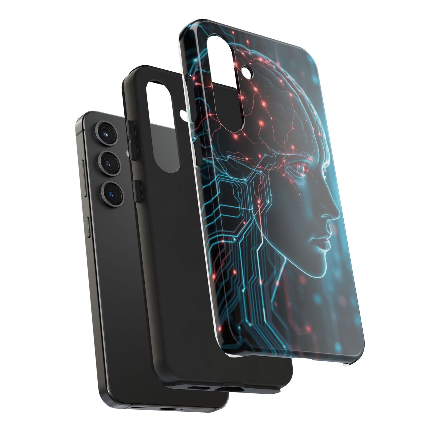 Futuristic Brain Design Tough Phone Case