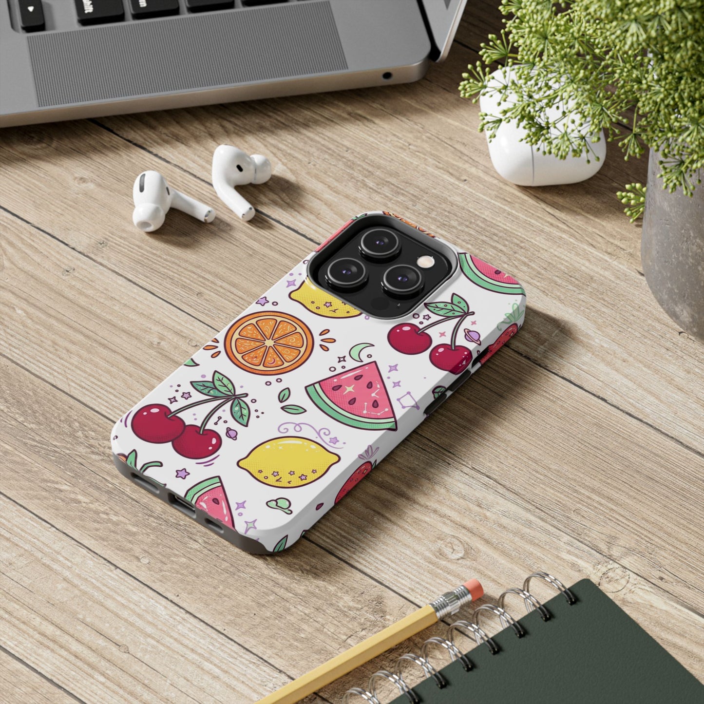 Tough Phone Case — Summer Fruit Explosion Pattern