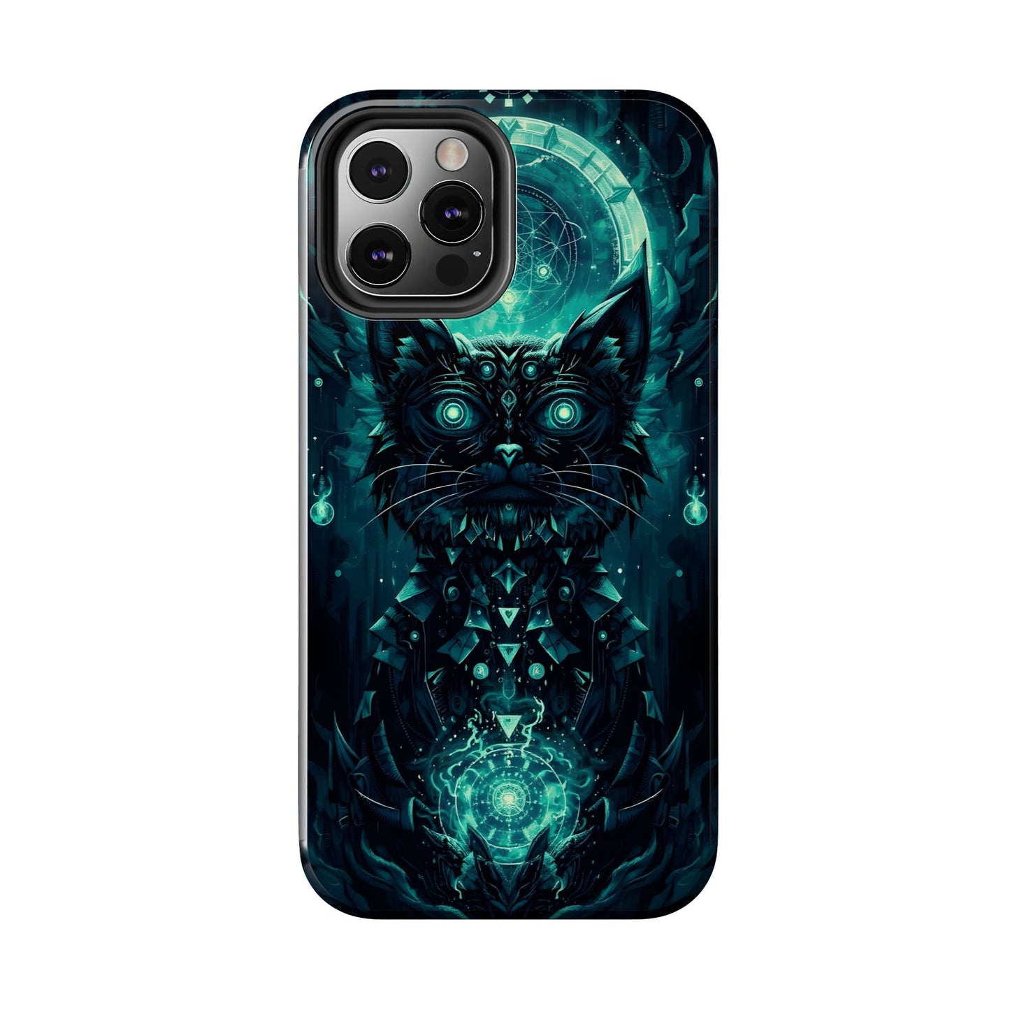 Mystical Dark Cat Phone Case - Tough Protective Cover for Cat Lovers - for iPhone