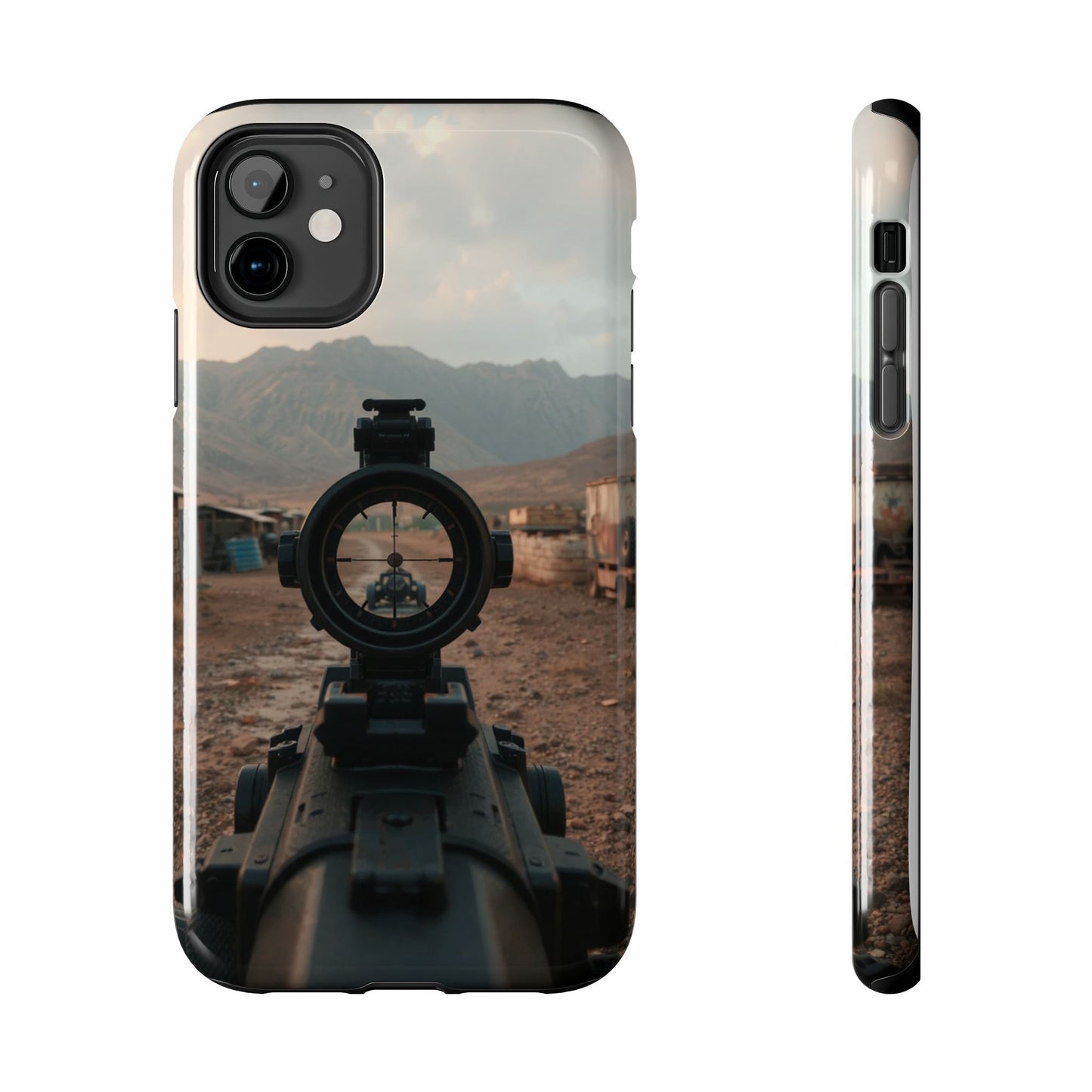 Tough Phone Case - Military Inspired Design with Sniper Scope