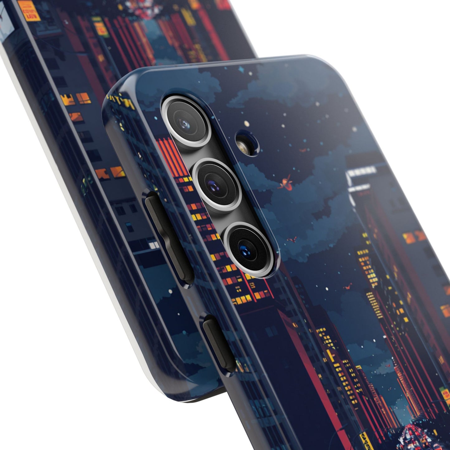 Urban Nightlife Tough Phone Case - Durable & Stylish Protection
