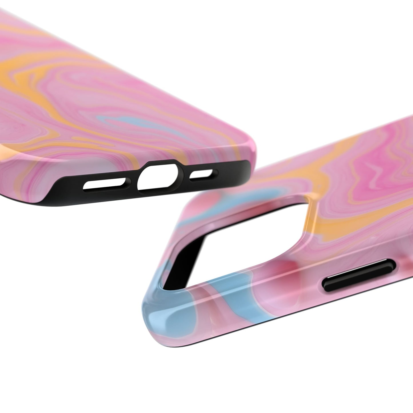 Liquid Candy Abstract Tough Phone Case - Durable Protection with Artistic Design - for iPhone
