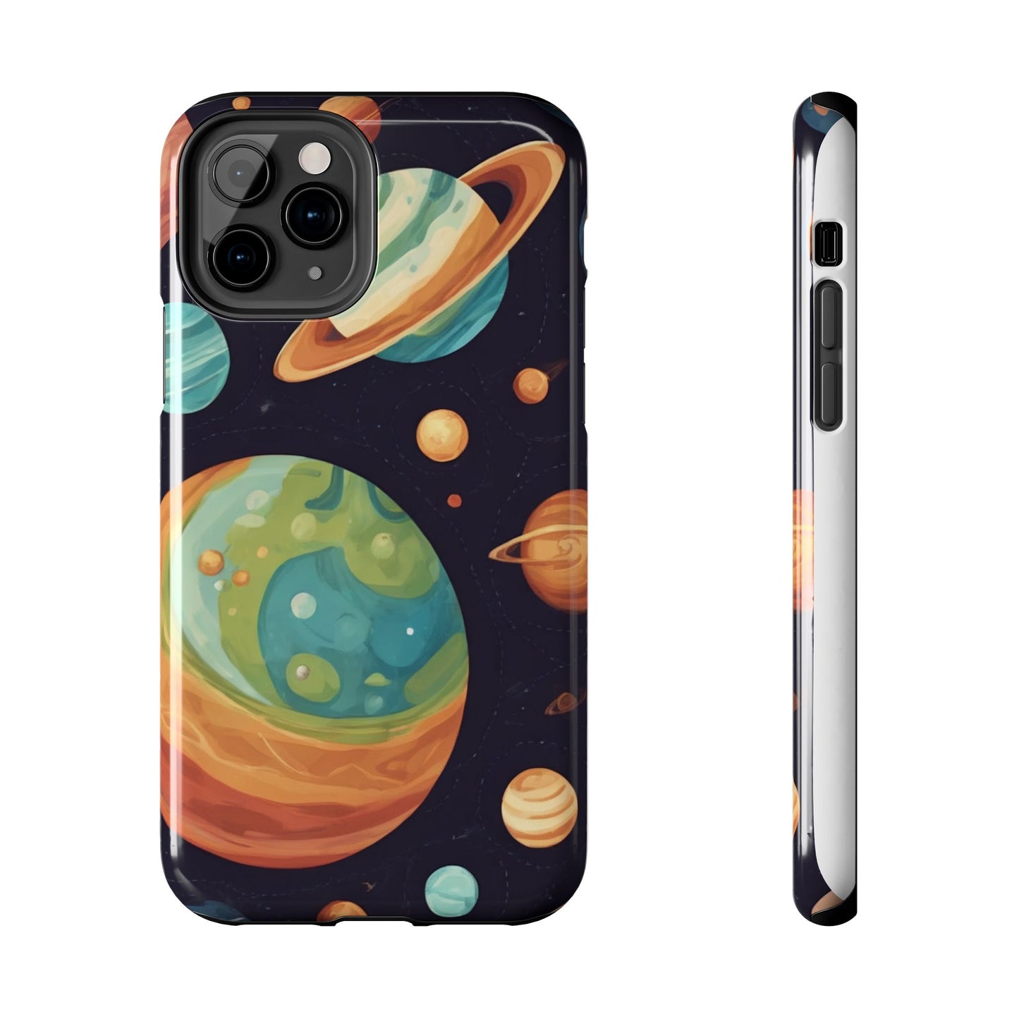 Cosmic Planet Phone Case - Durable Tough Protector for Space Lovers - for iPhone