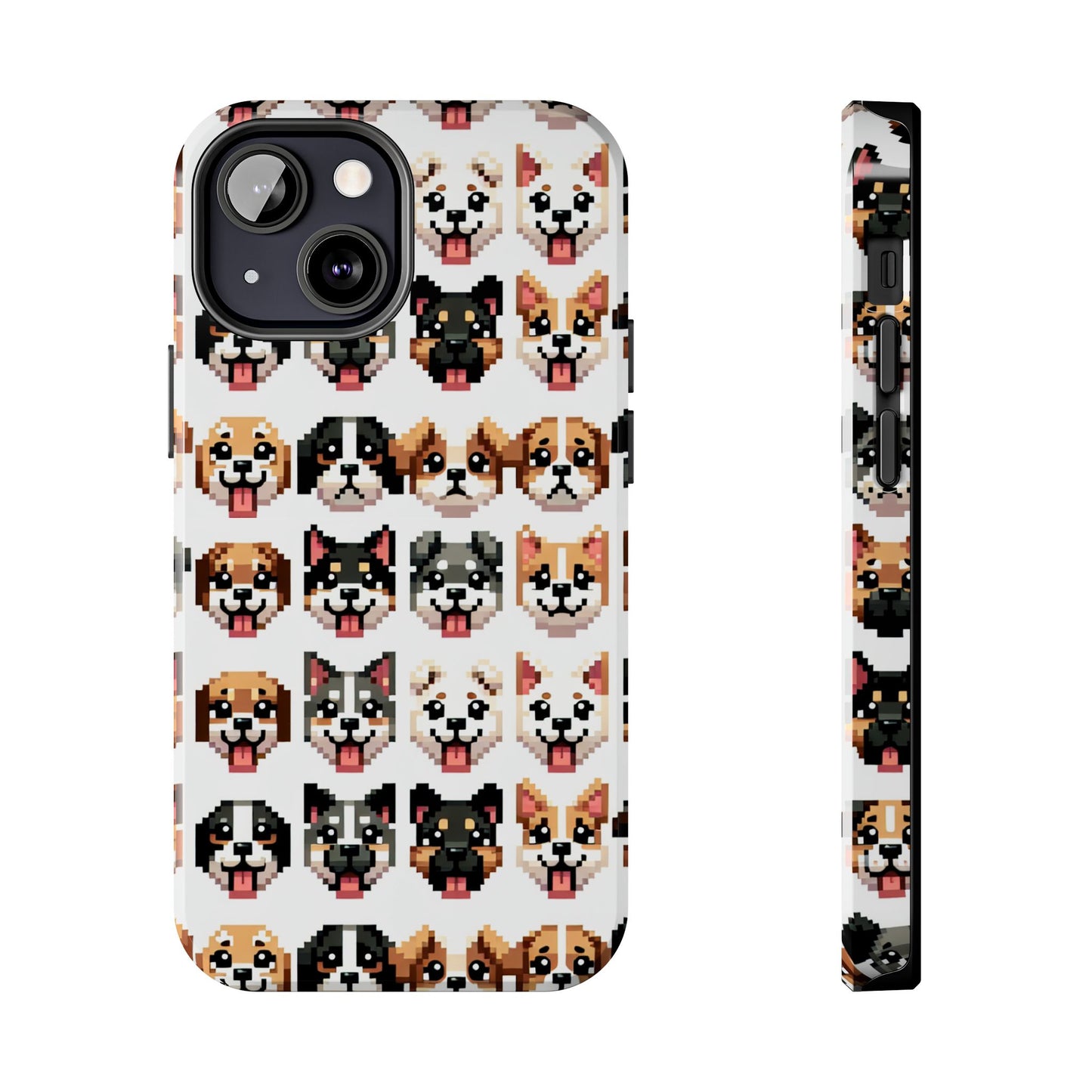Pixelated Dog Breed Tough Phone Case - Cute, Durable Protection for Pet Lovers - for iPhone