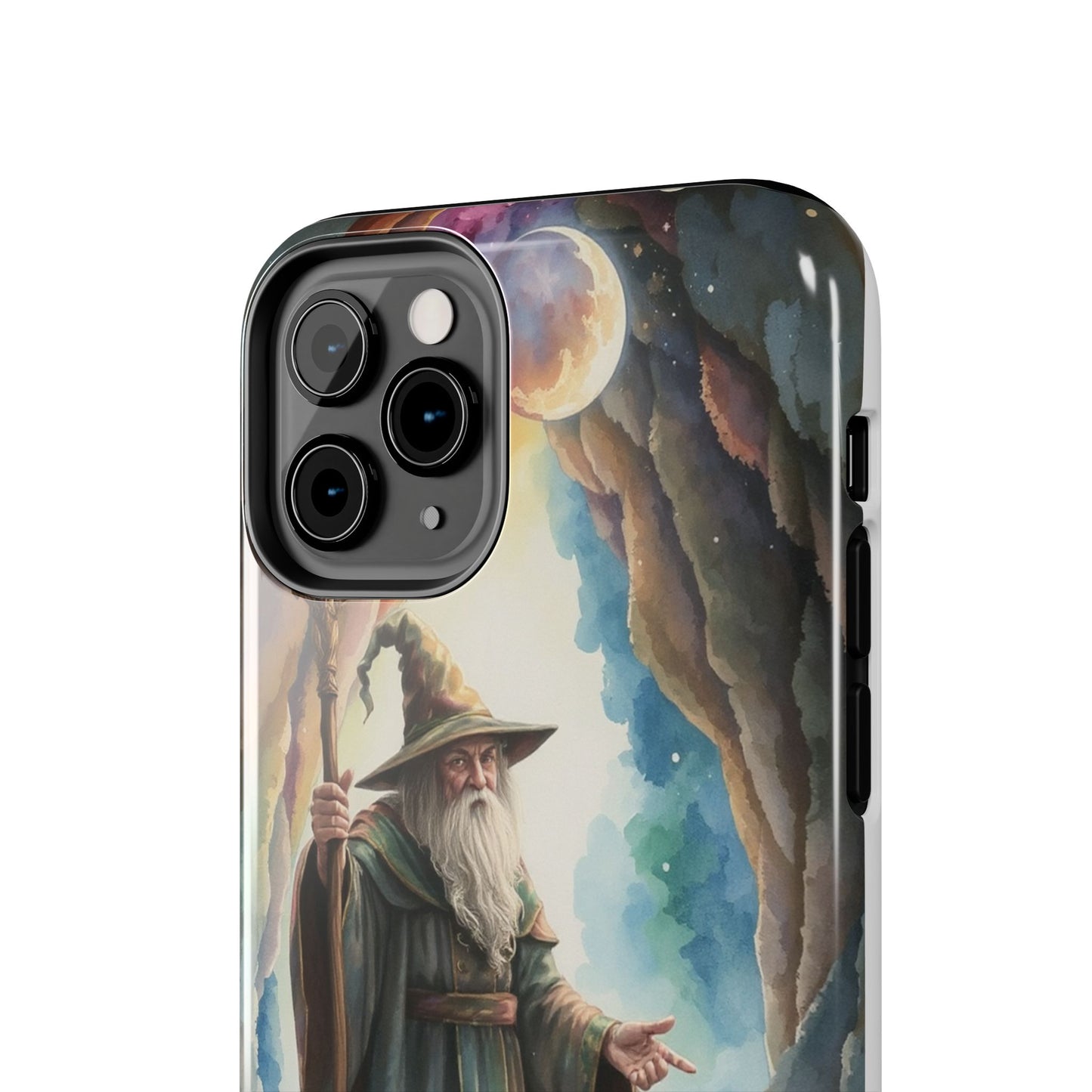 Magical Wizard Phone Case - Tough, Durable Phone Cover for Fantasy Lovers, Geek Gift, Unique Design, Celestial Phone Accessory
