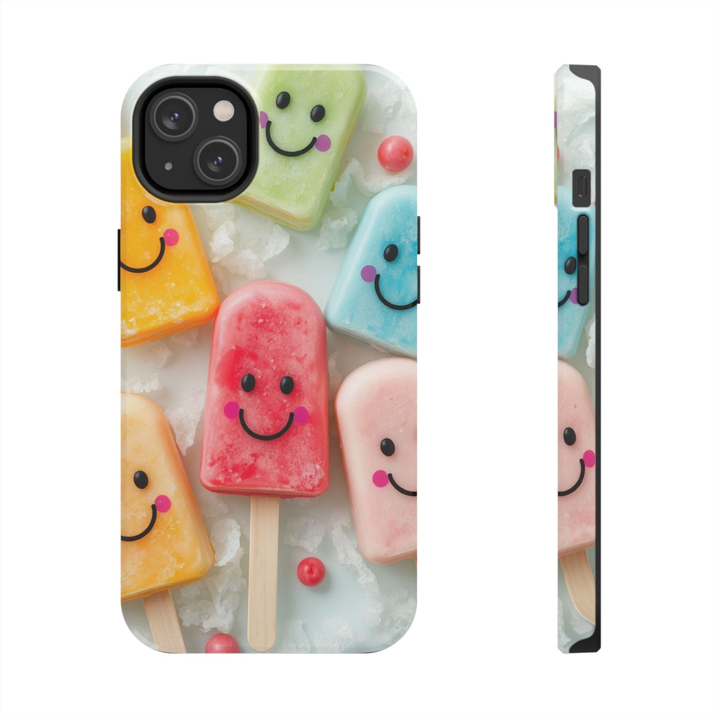 Cute Smile Popsicle Tough Phone Case - Fun Protection for Your Device