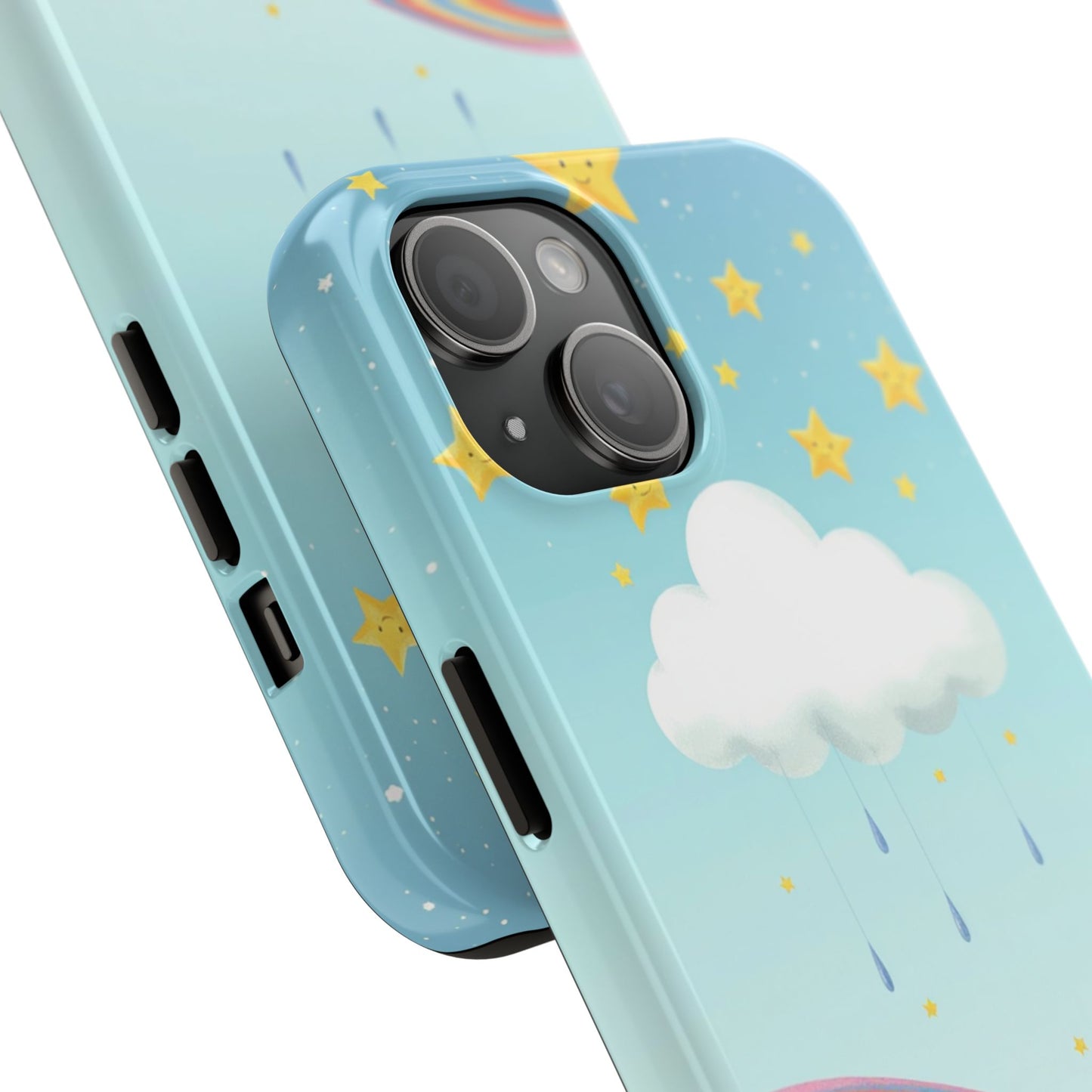 Colorful Rainbow Phone Case - Durable Tough Design for Adventurers