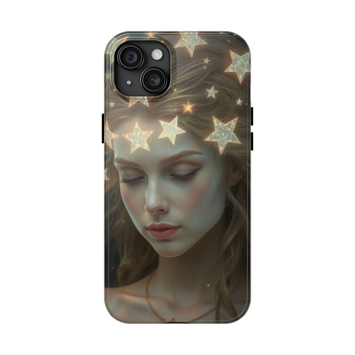 Celestial Dream Tough Phone Case - Artistic Starry Design for Style Enthusiasts