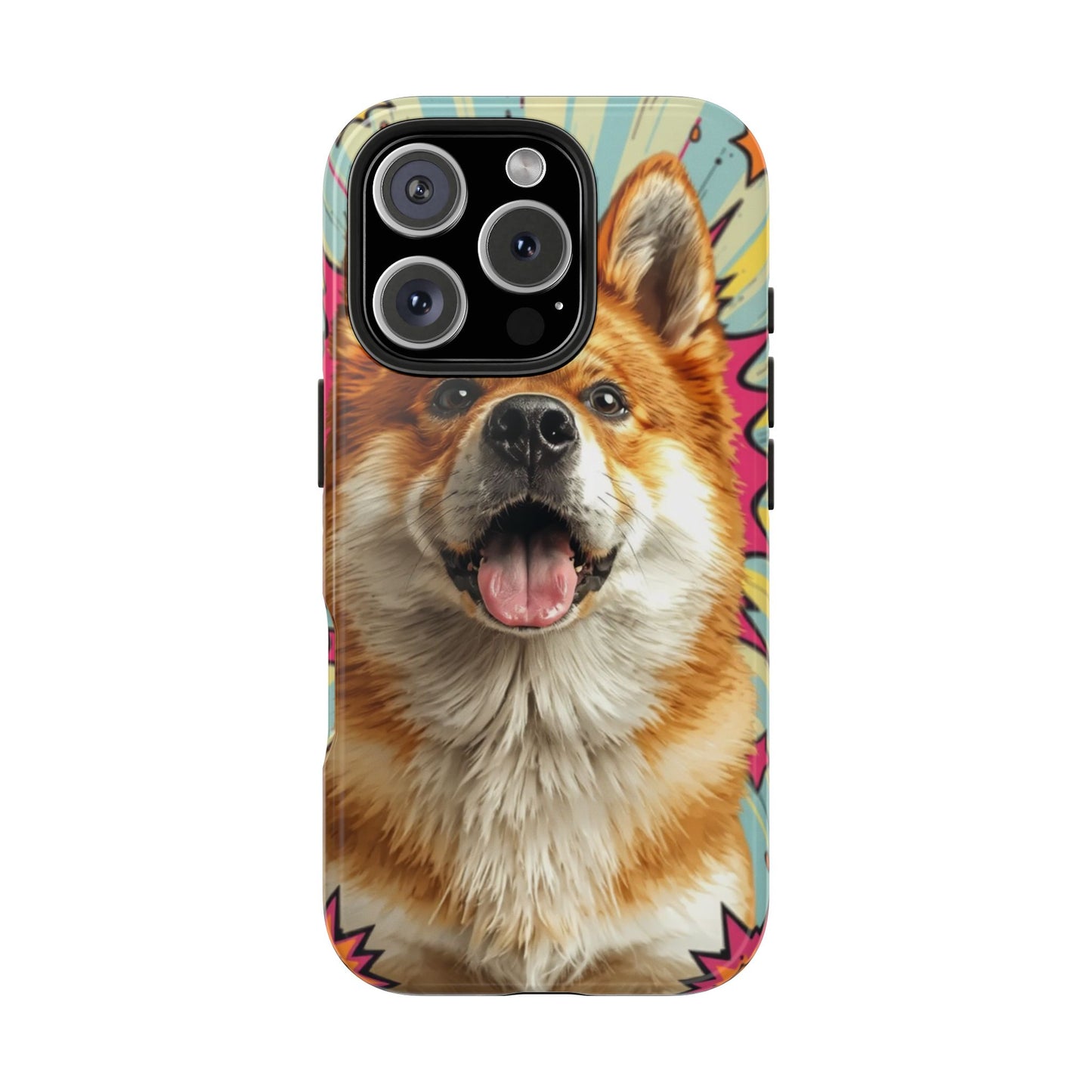 Playful Dog Tough Phone Case - Durable & Stylish Pet Lover Gift