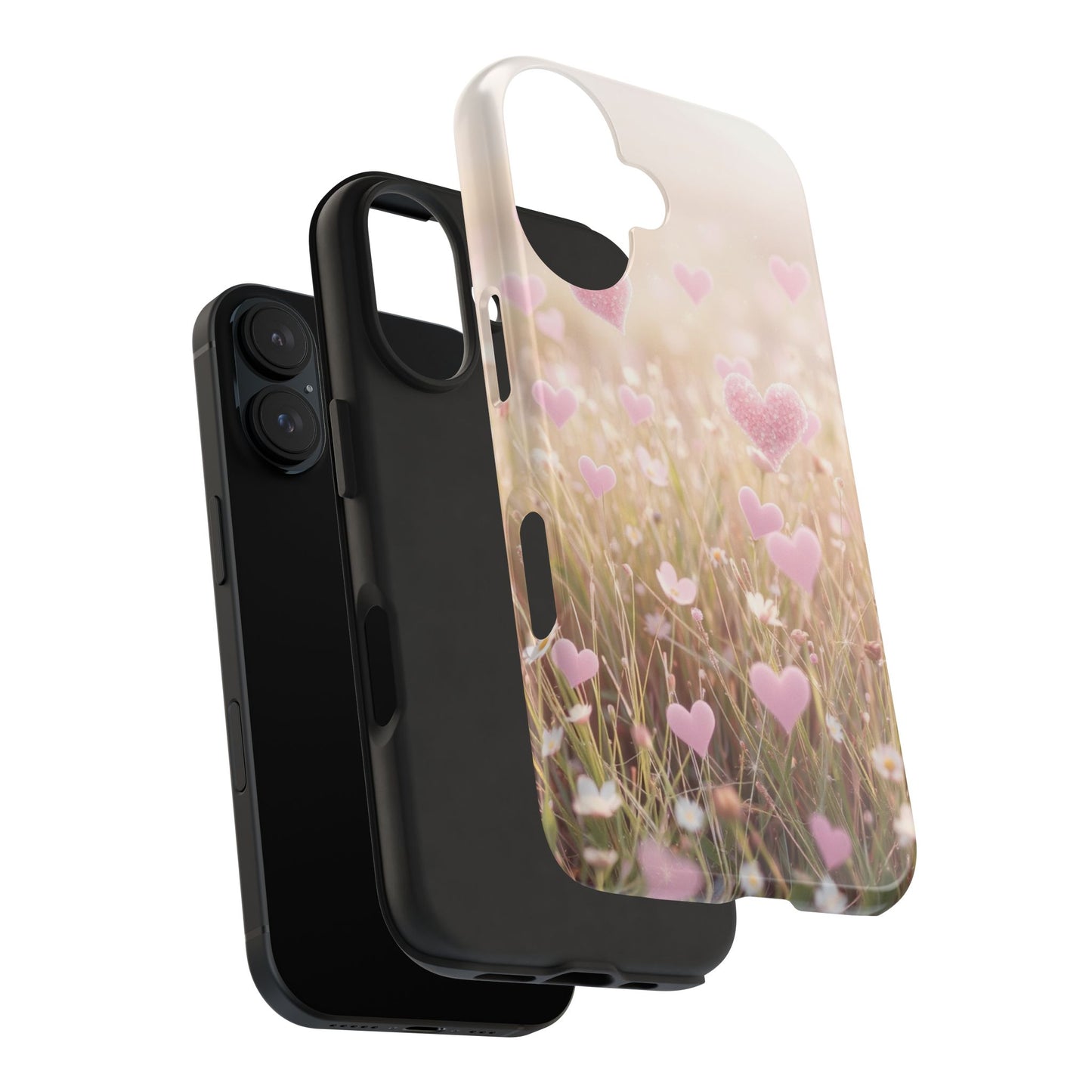 Romantic Hearts Tough Phone Case - Perfect for Lovers and Celebrations