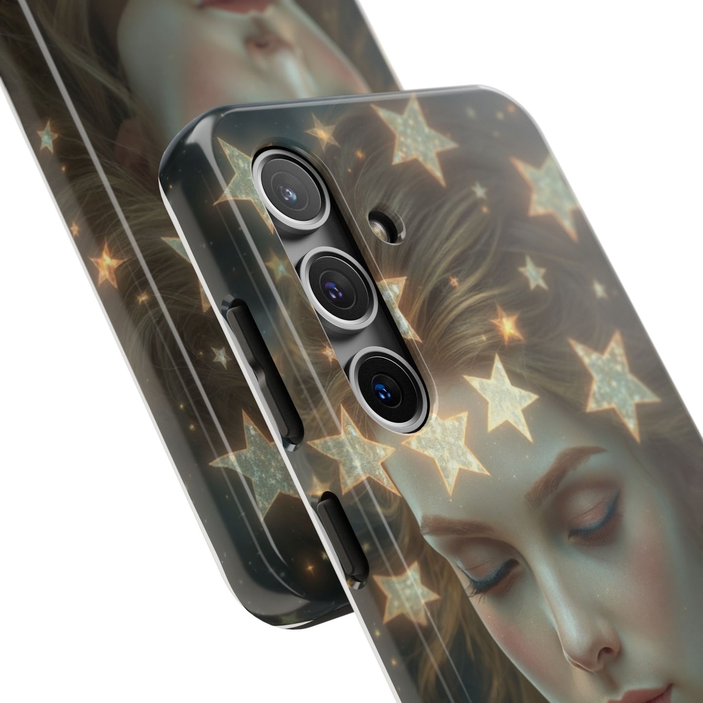 Celestial Dream Tough Phone Case - Artistic Starry Design for Style Enthusiasts