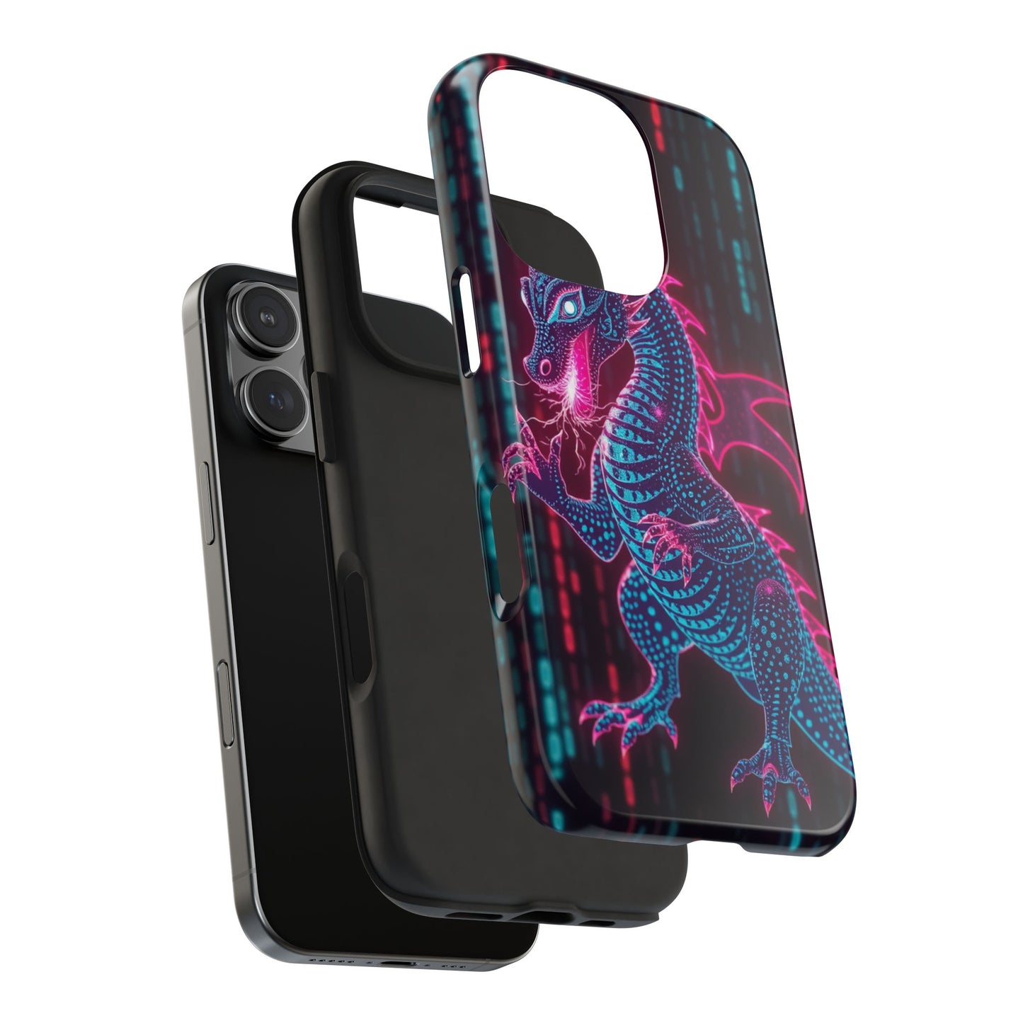 Electrifying Dragon Phone Case - Tough, Stylish Protection for Fantasy Lovers