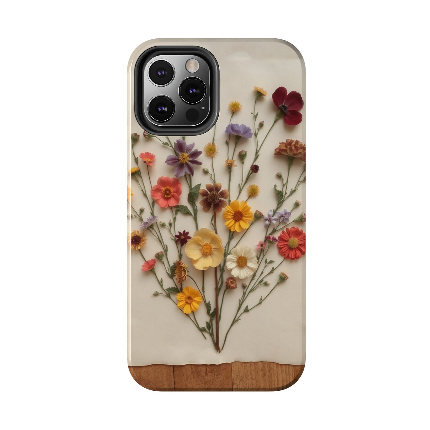 Floral Tough Phone Case - Durable Protection with Nature-Inspired Design