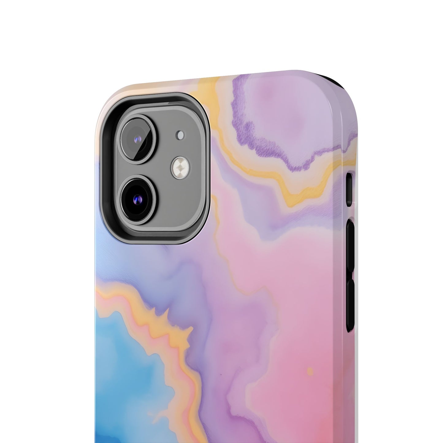 Watercolor Abstract Colors Tough Phone Case - Protective Cover for iPhone