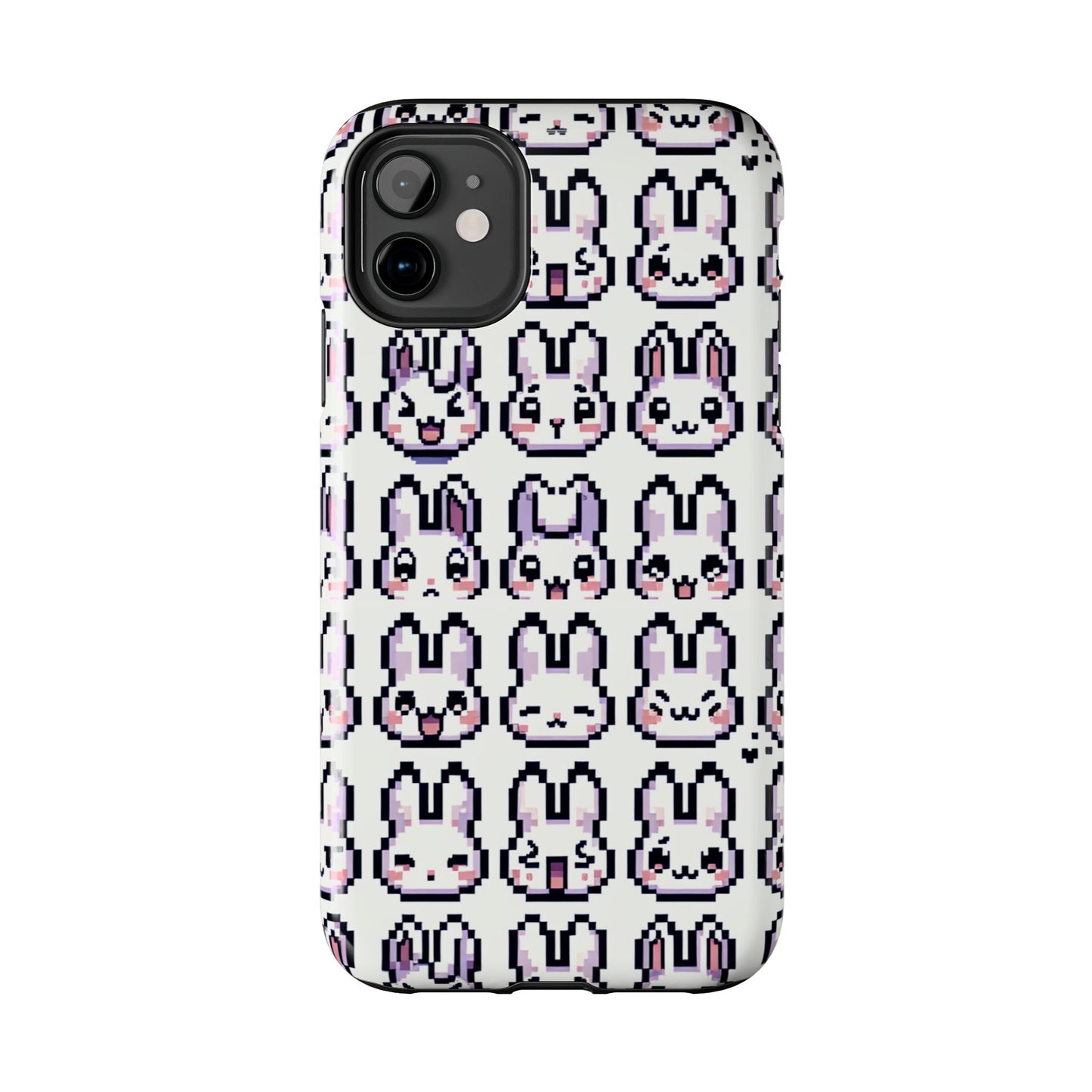 Cute Pixel Bunny Tough Phone Case - Stylish & Protective Cover for iPhone