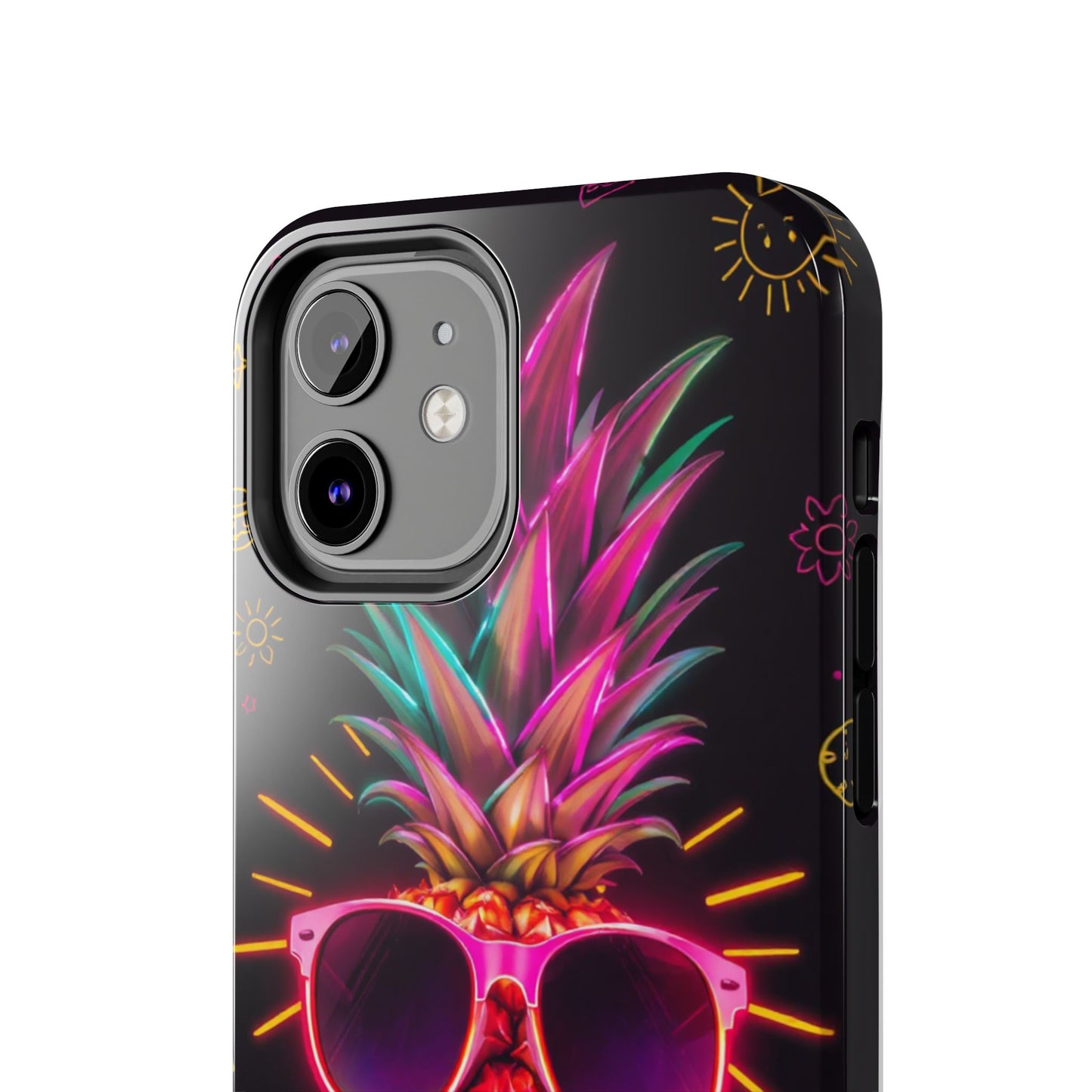 Tough Pineapple Phone Case - Cool, Vibrant Design Perfect for Summer Vibes
