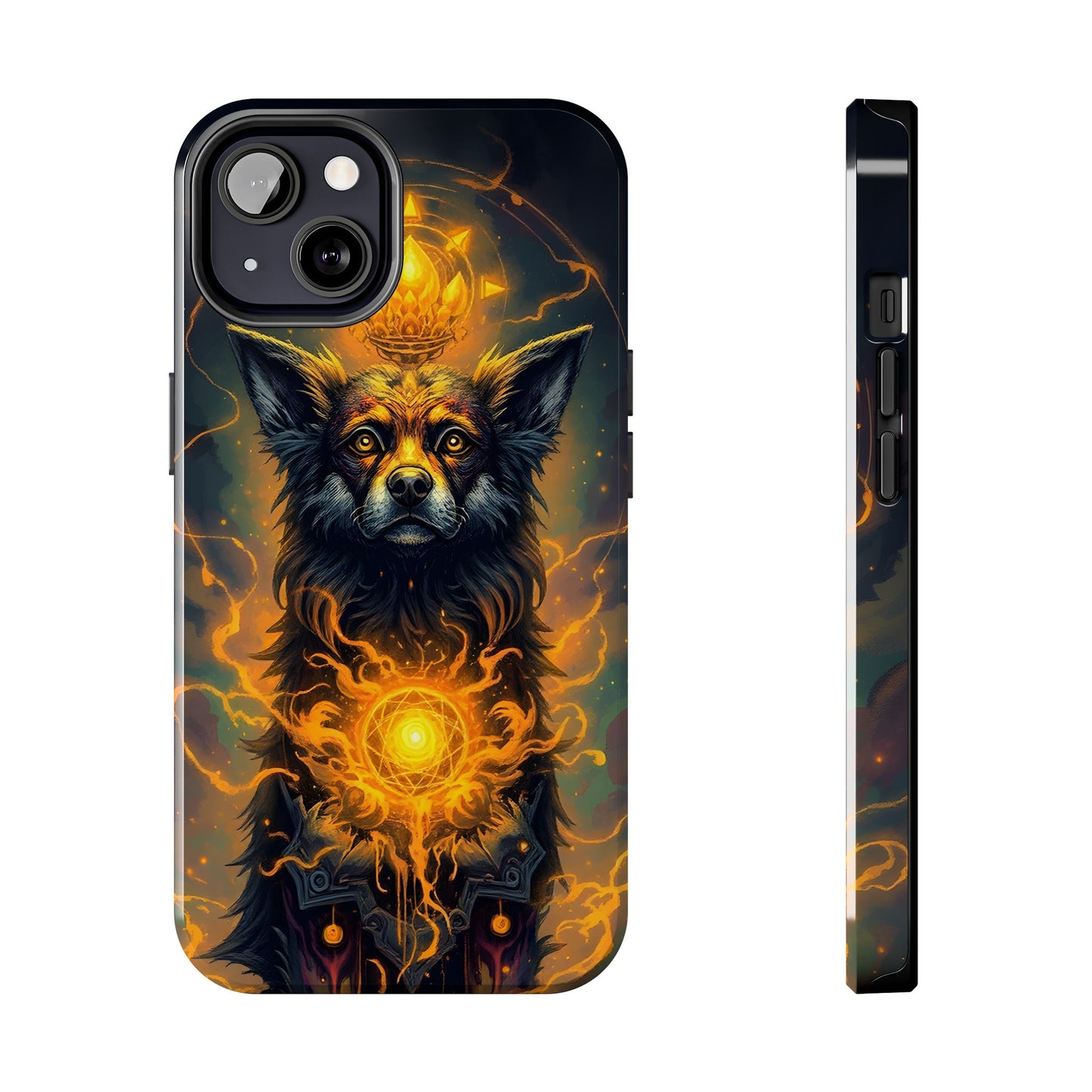 Mystical Dog of Light - Tough Phone Case - Durable Protection with Inspired Artwork - for iPhone