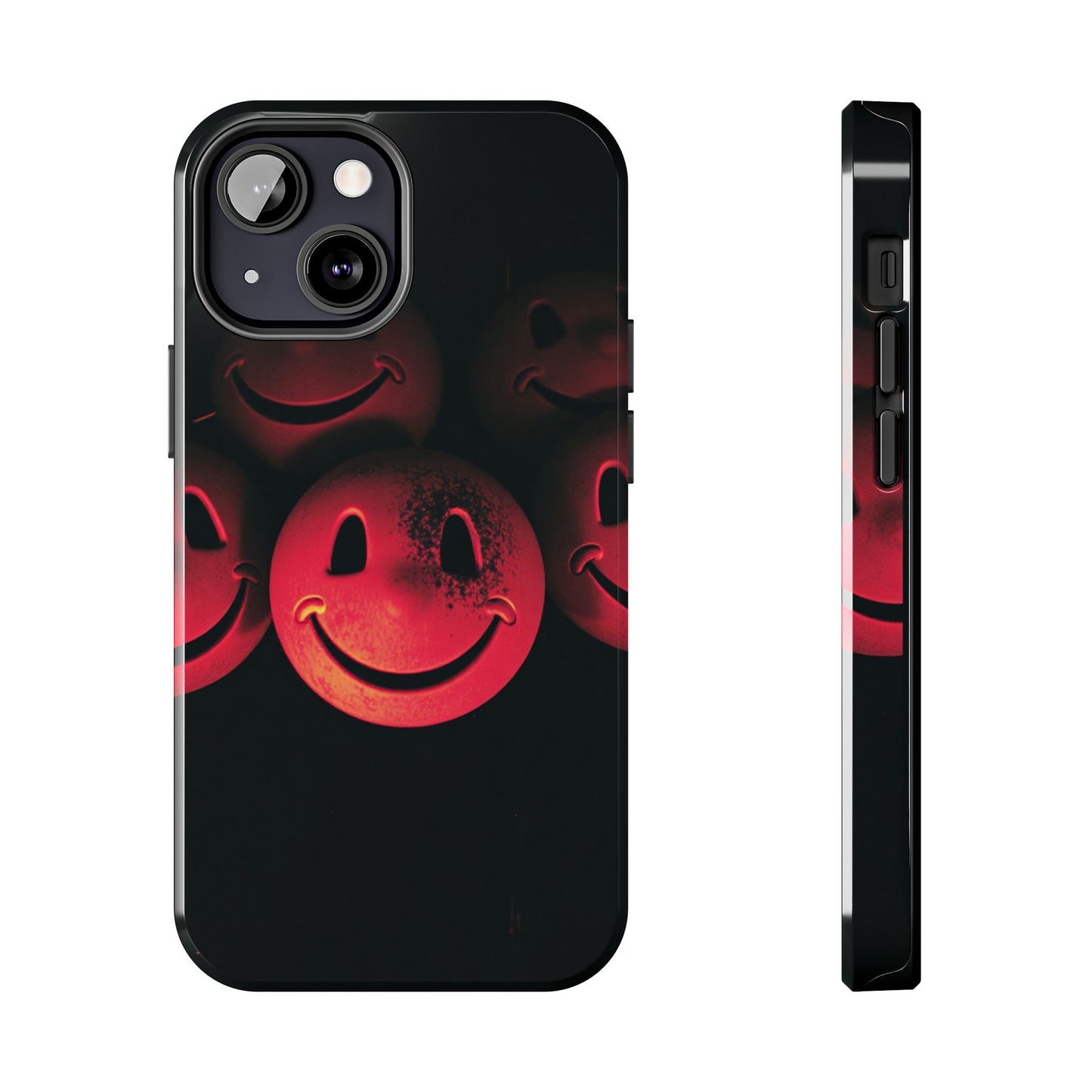 Smiley Face Tough Phone Case - Durable Protection with Fun Design