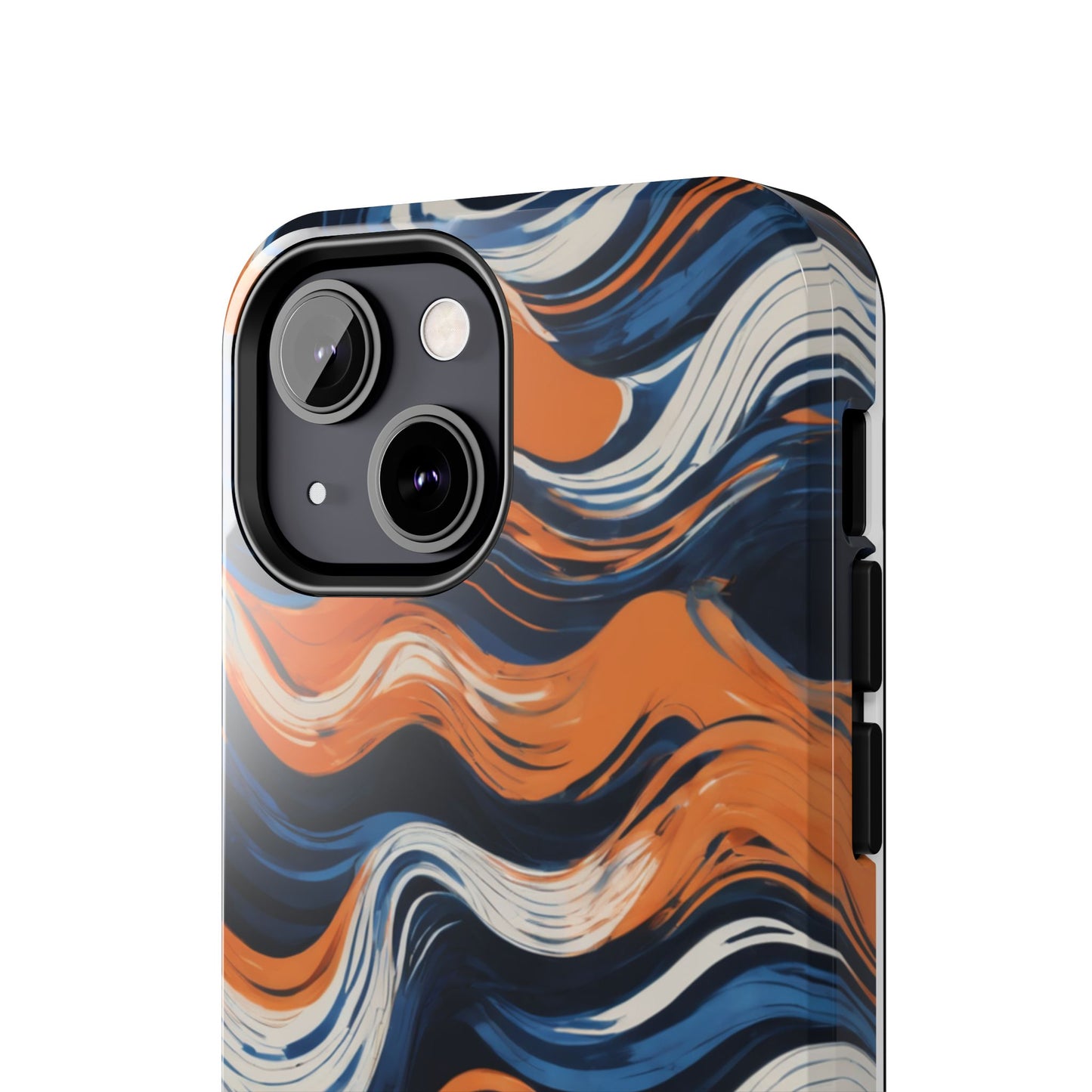 Wave Pattern Tough Phone Case - Stylish and Durable for Modern Lifestyle - for iPhone