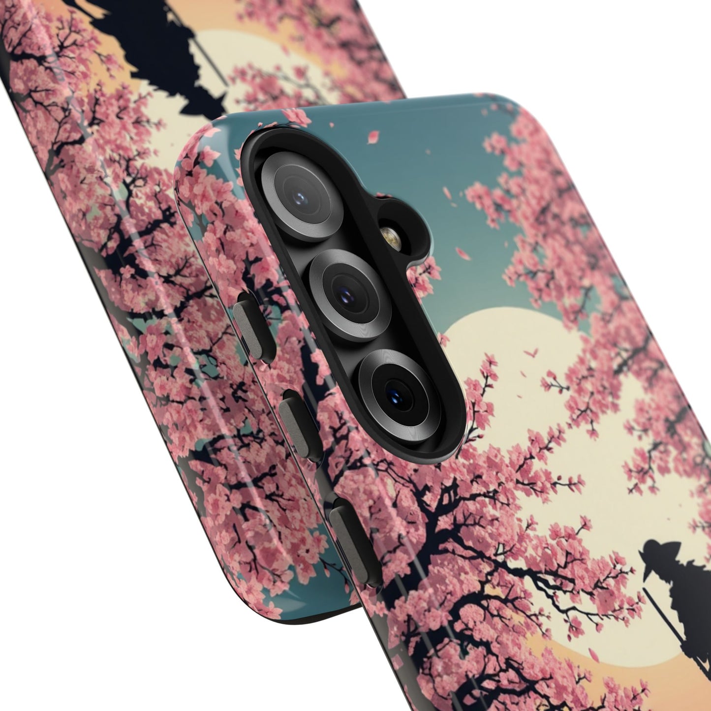 Cherry Blossom Samurai Tough Phone Case
