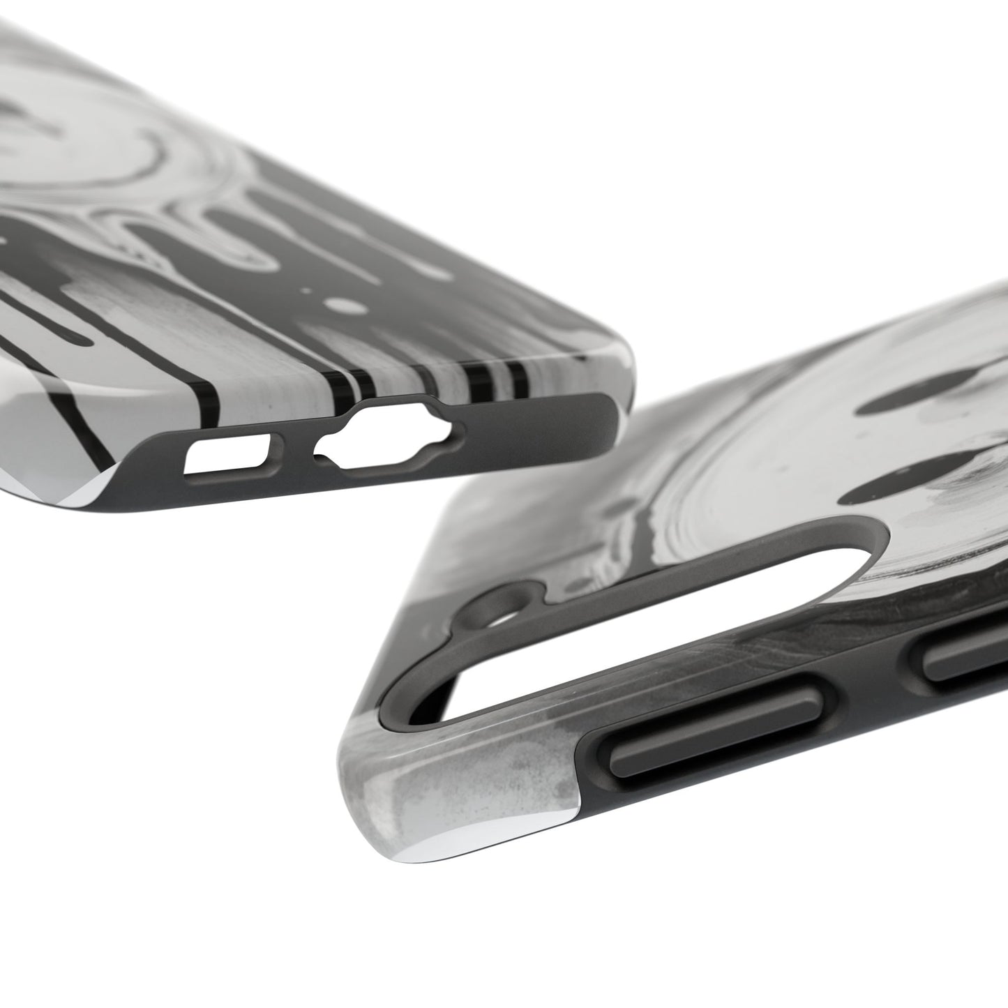 Dripping Smiley Tough Phone Case - Stylish & Durable Protection