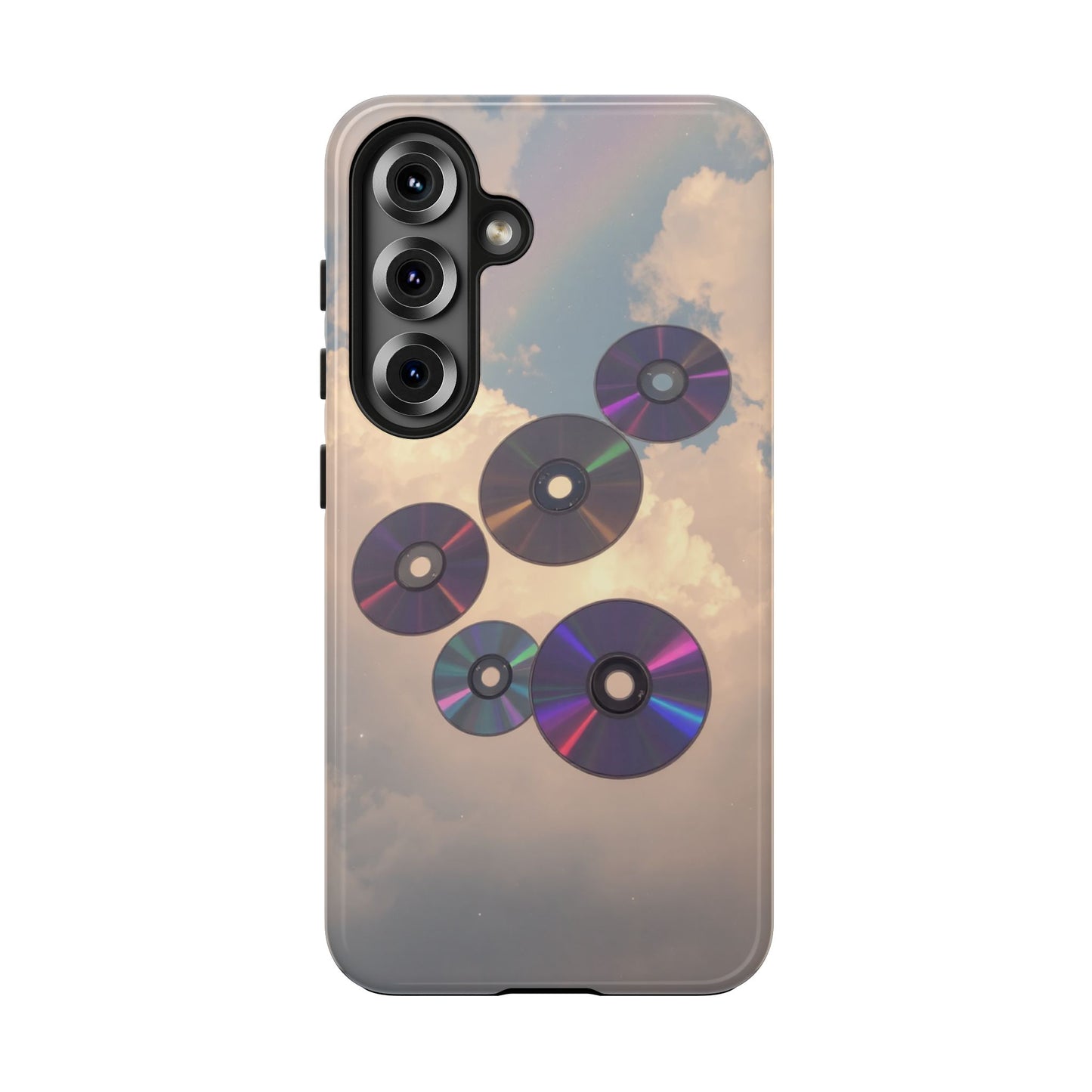 Vibrant Cloud CD Tough Phone Case - Durable and Stylish