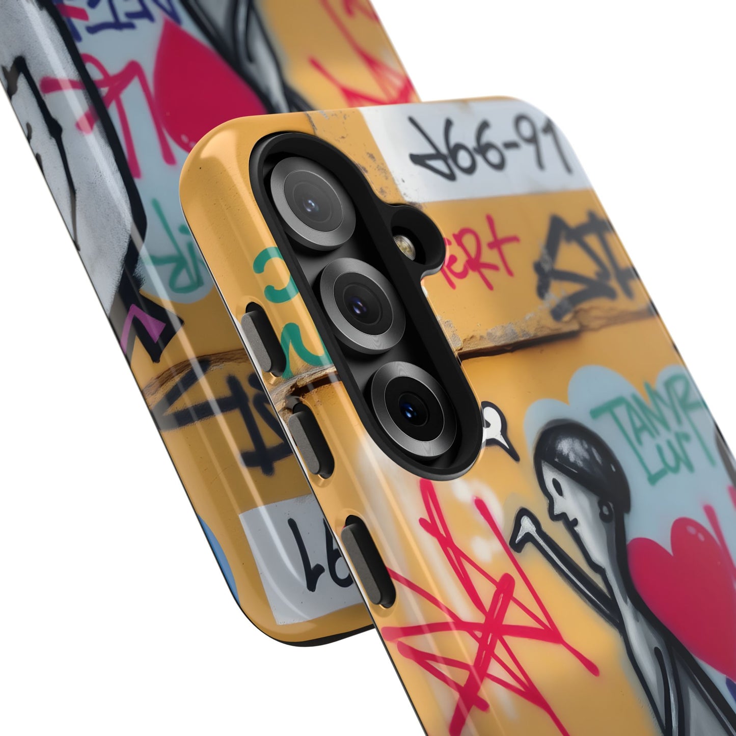 Urban Cupid Graffiti Tough Phone Case - Durable Protection with Street Art Vibe - for iPhone