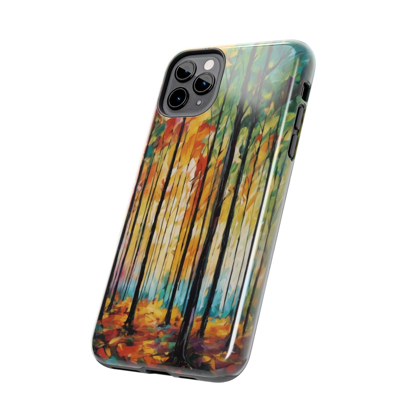 Autumn Forest Tough Phone Case - Colorful Nature Design - for iPhone
