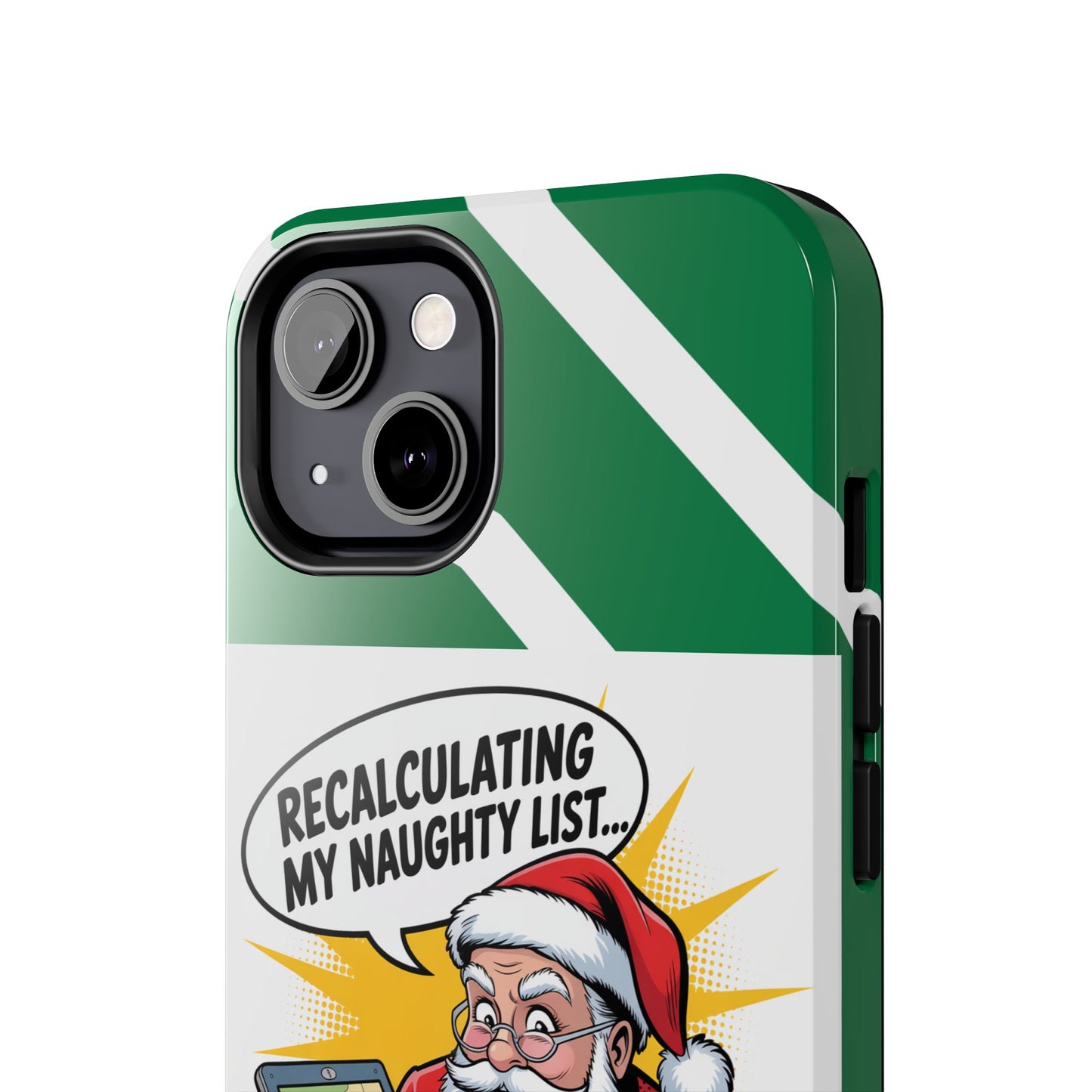 Santa Naughty List Phone Case - Tough & Fun Holiday Protection