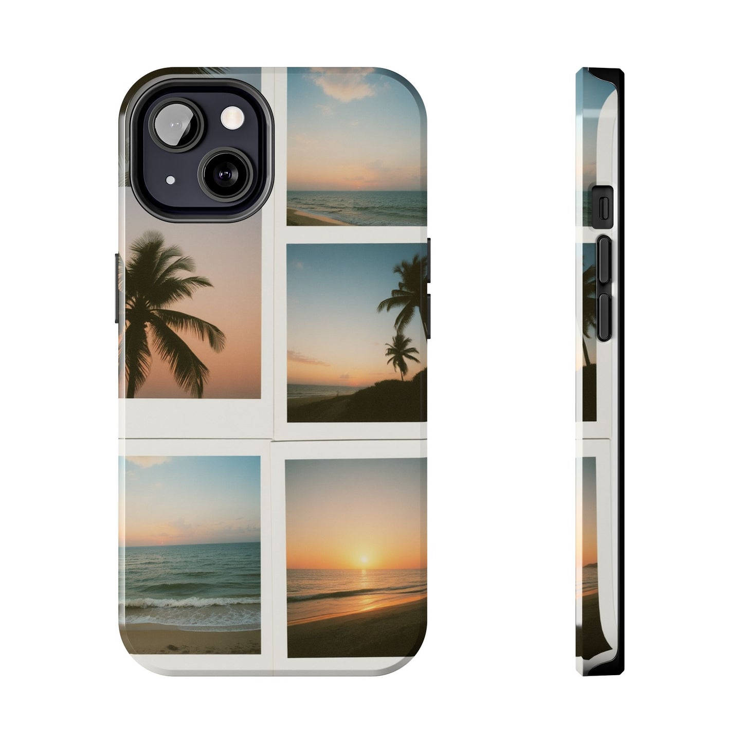 Tropical Sunset Tough Phone Case - Beach Vibes for Summer Adventures