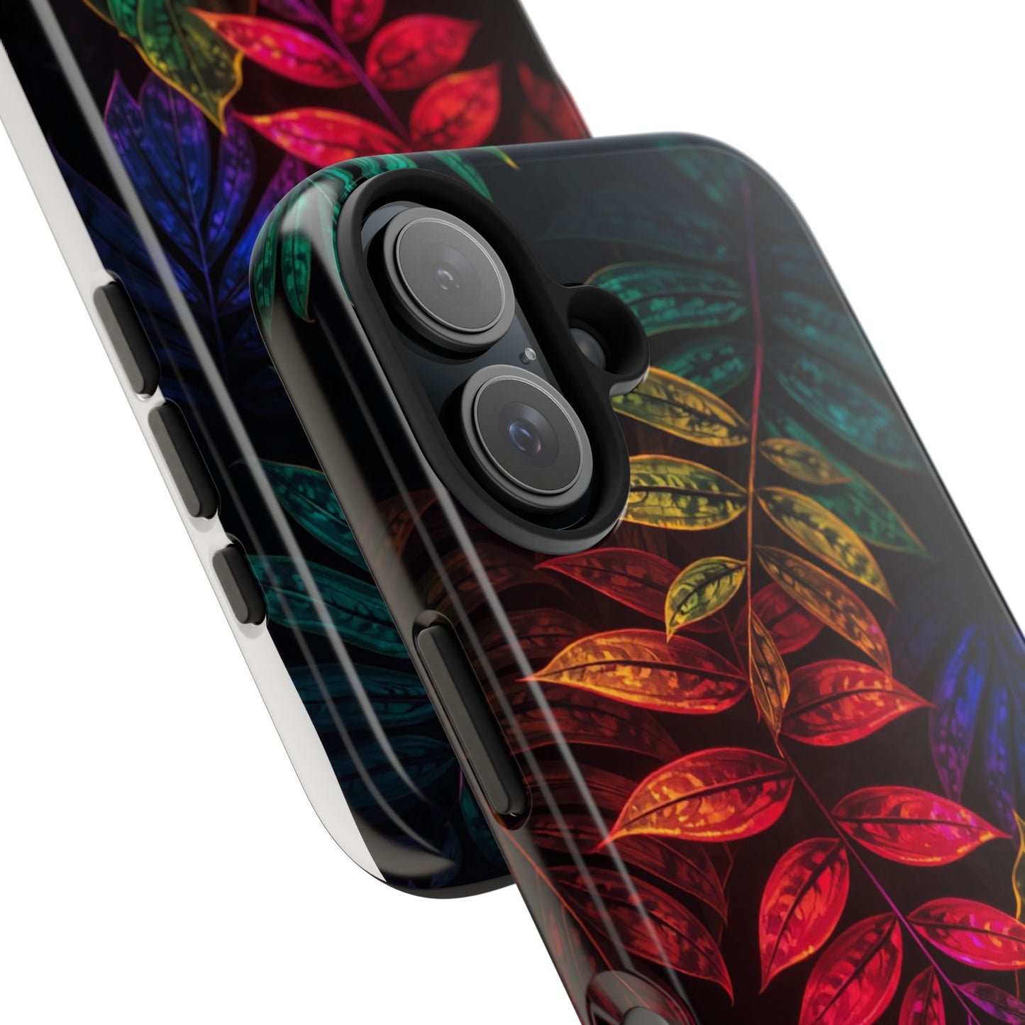 Vibrant Tropical Leaf Tough Phone Case