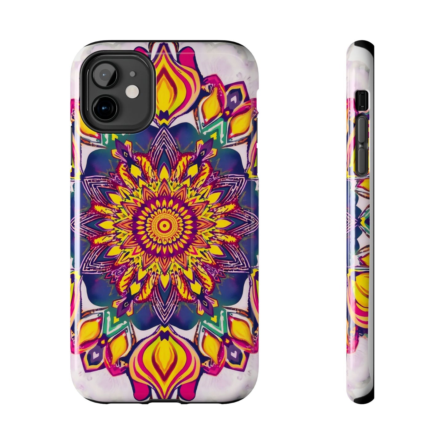 Vibrant Mandala Tough Phone Case - Boho Style Protection - for iPhone