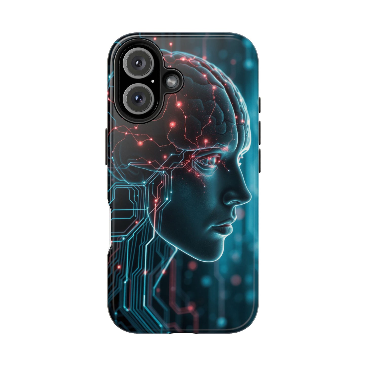 Futuristic Brain Design Tough Phone Case
