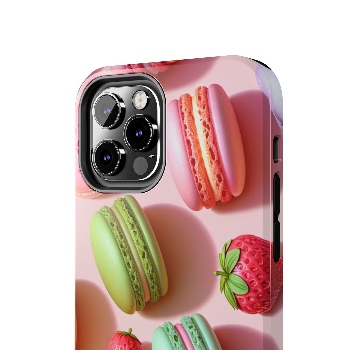 Macaron-Inspired Tough Phone Cases - Colorful Sweet Design - for iPhone