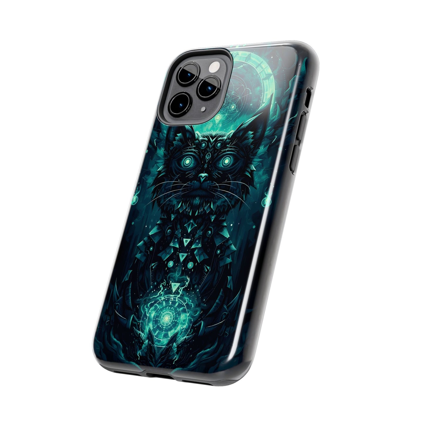 Mystical Dark Cat Phone Case - Tough Protective Cover for Cat Lovers - for iPhone