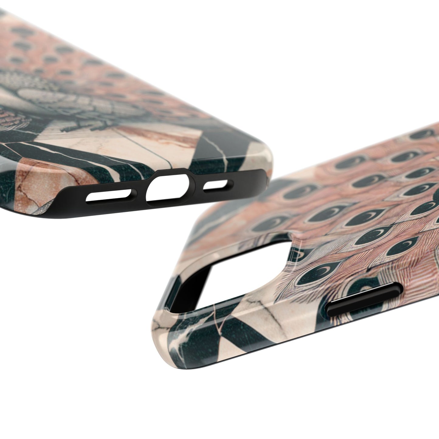 Peacock Tough Phone Case | Stylish & Durable Artwork - for iPhone