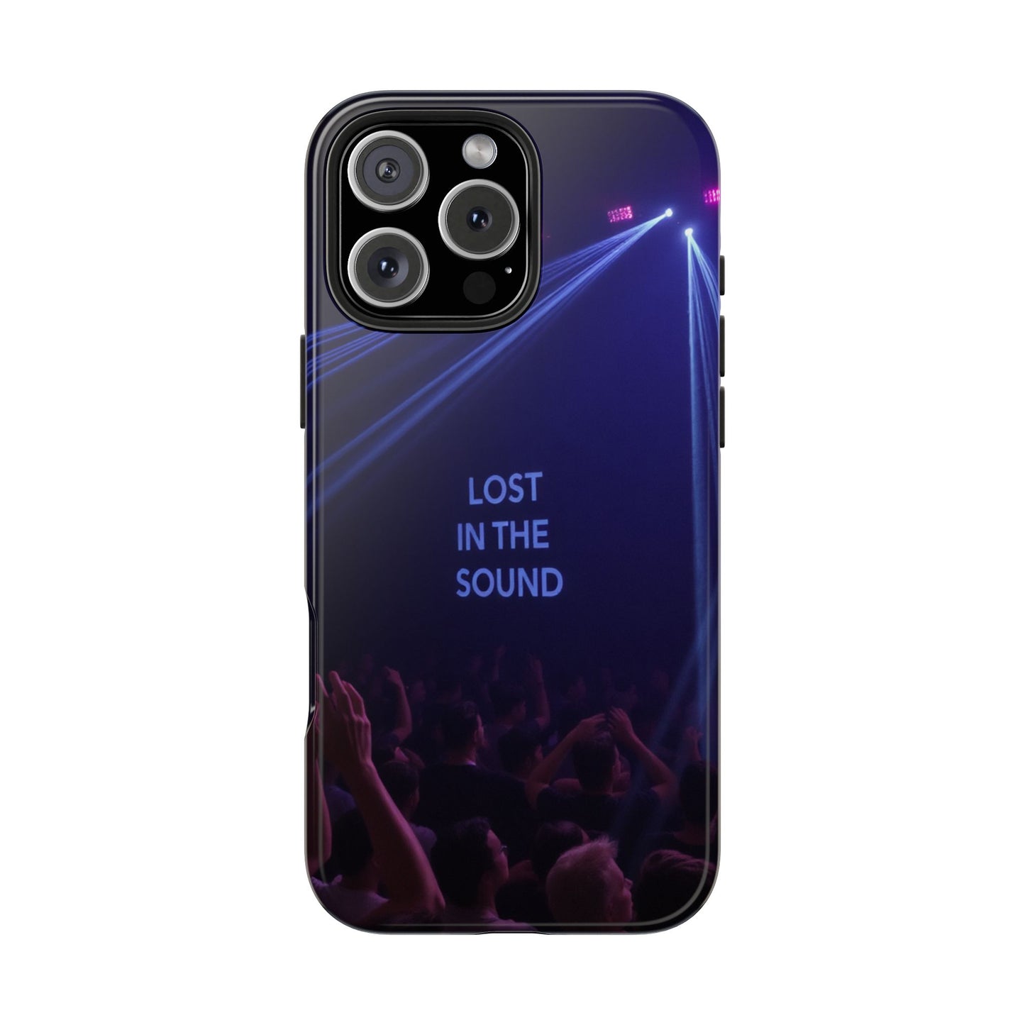 Vibrant Tough Phone Case - 'Lost in the Sound' Design for Music Lovers