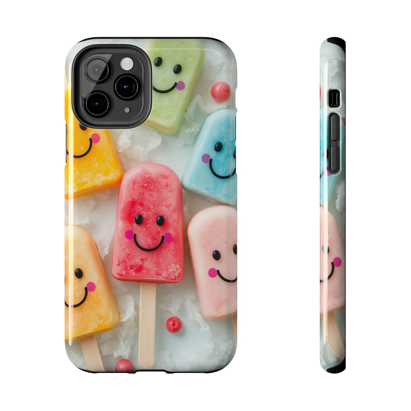 Cute Smile Popsicle Tough Phone Case - Fun Protection for Your Device