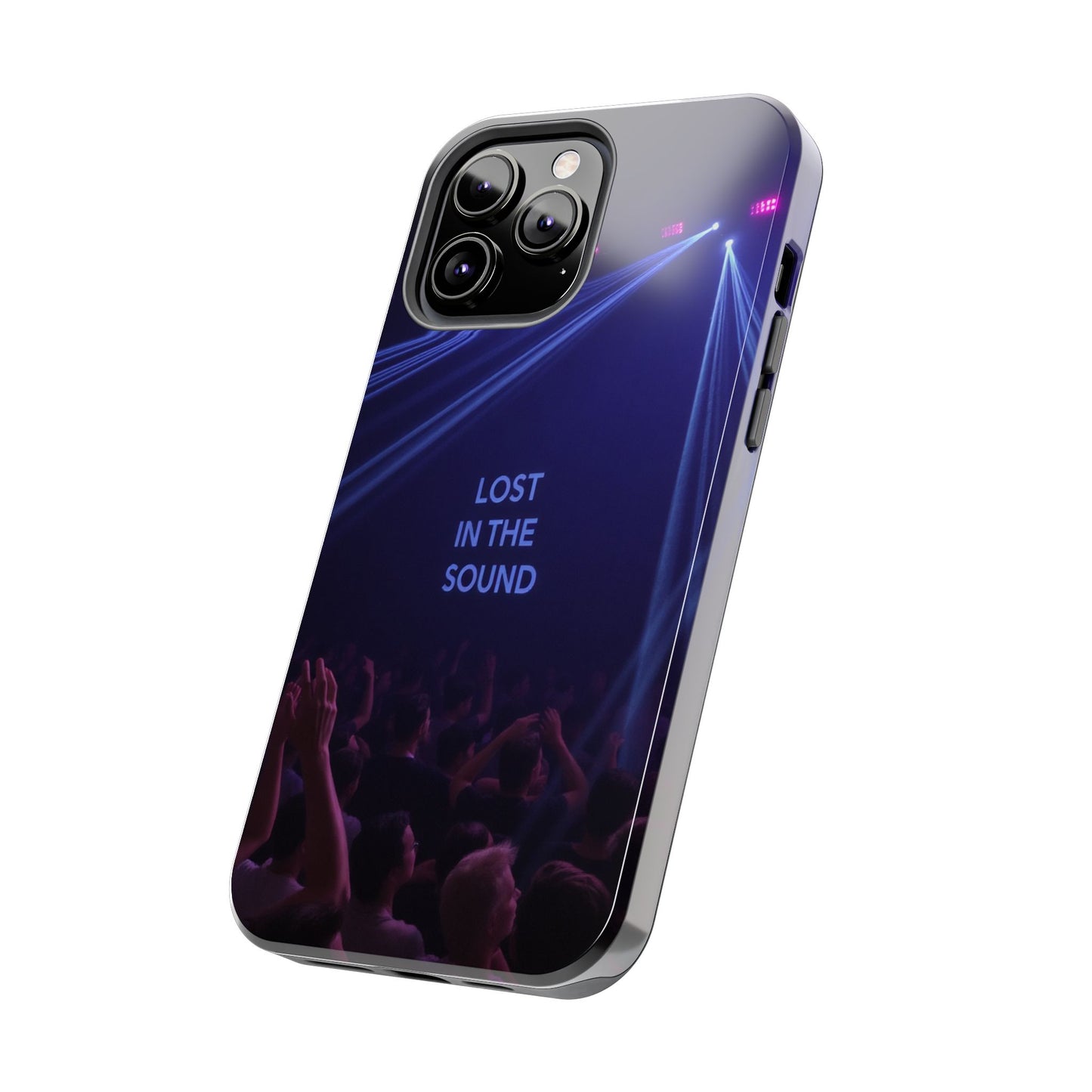 Vibrant Tough Phone Case - 'Lost in the Sound' Design for Music Lovers