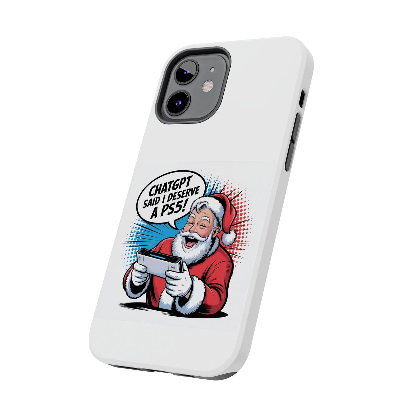 Santa Laughing  Phone Case - "CHATGPT Said I Deserve A PS5!"