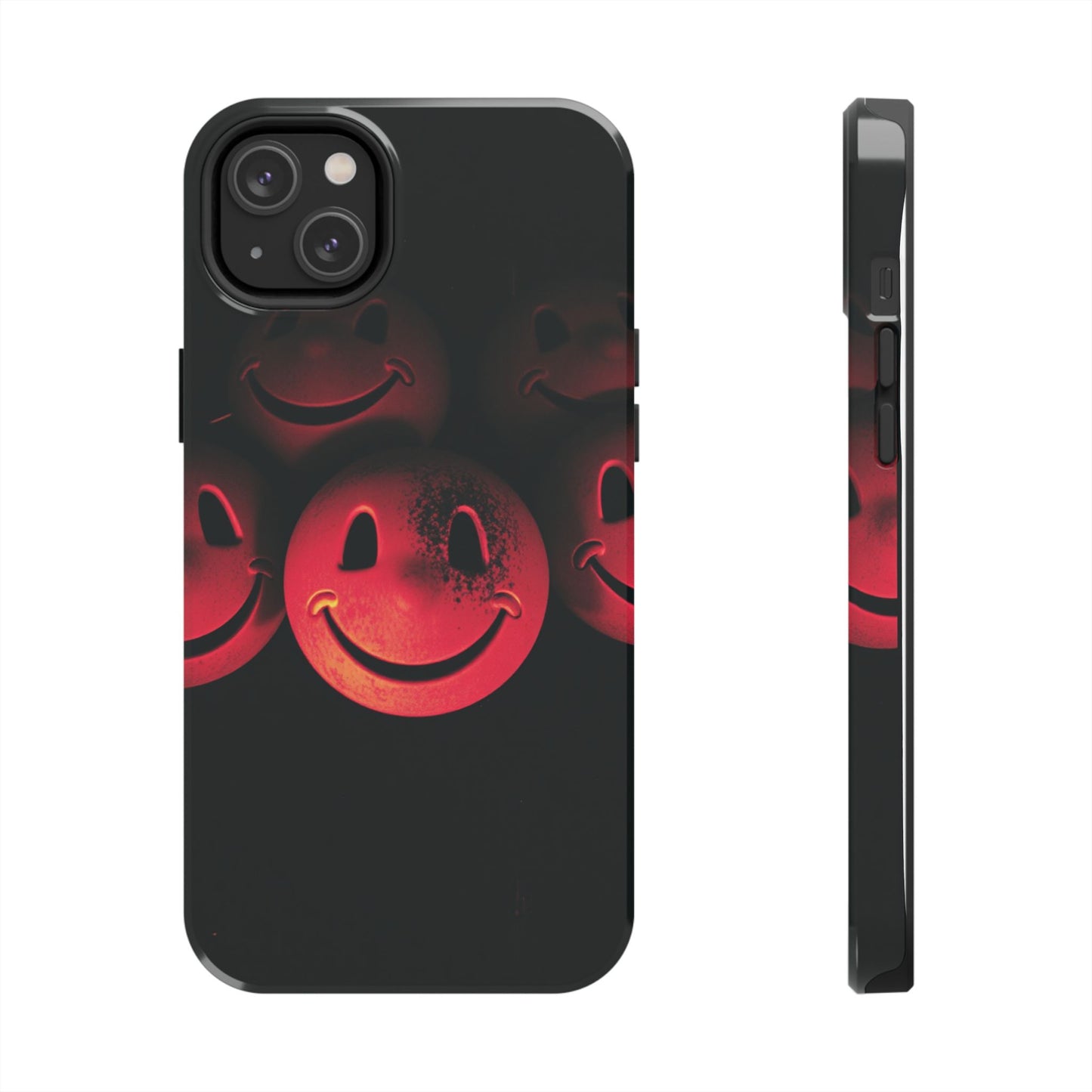 Smiley Face Tough Phone Case - Durable Protection with Fun Design