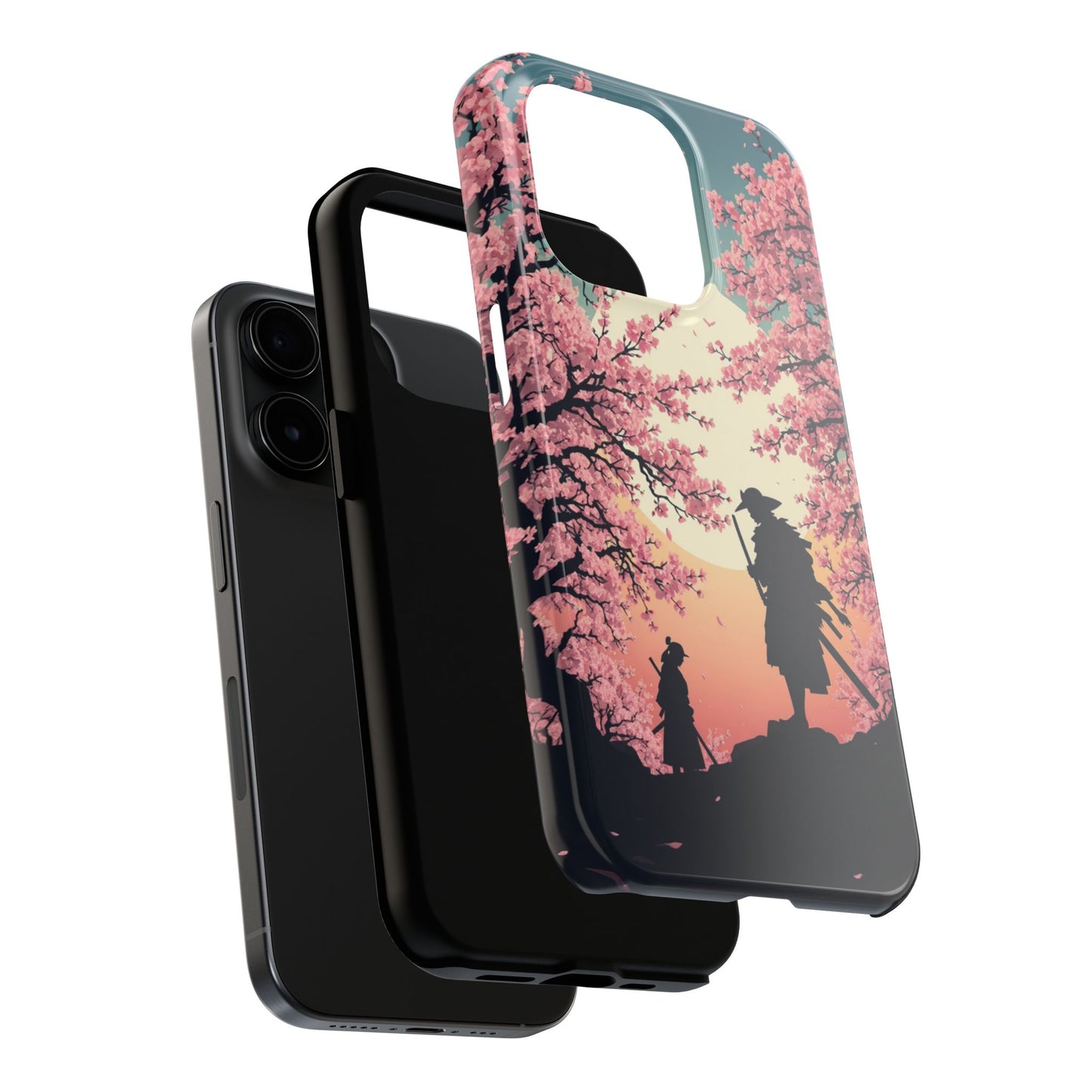 Cherry Blossom Samurai Tough Phone Case