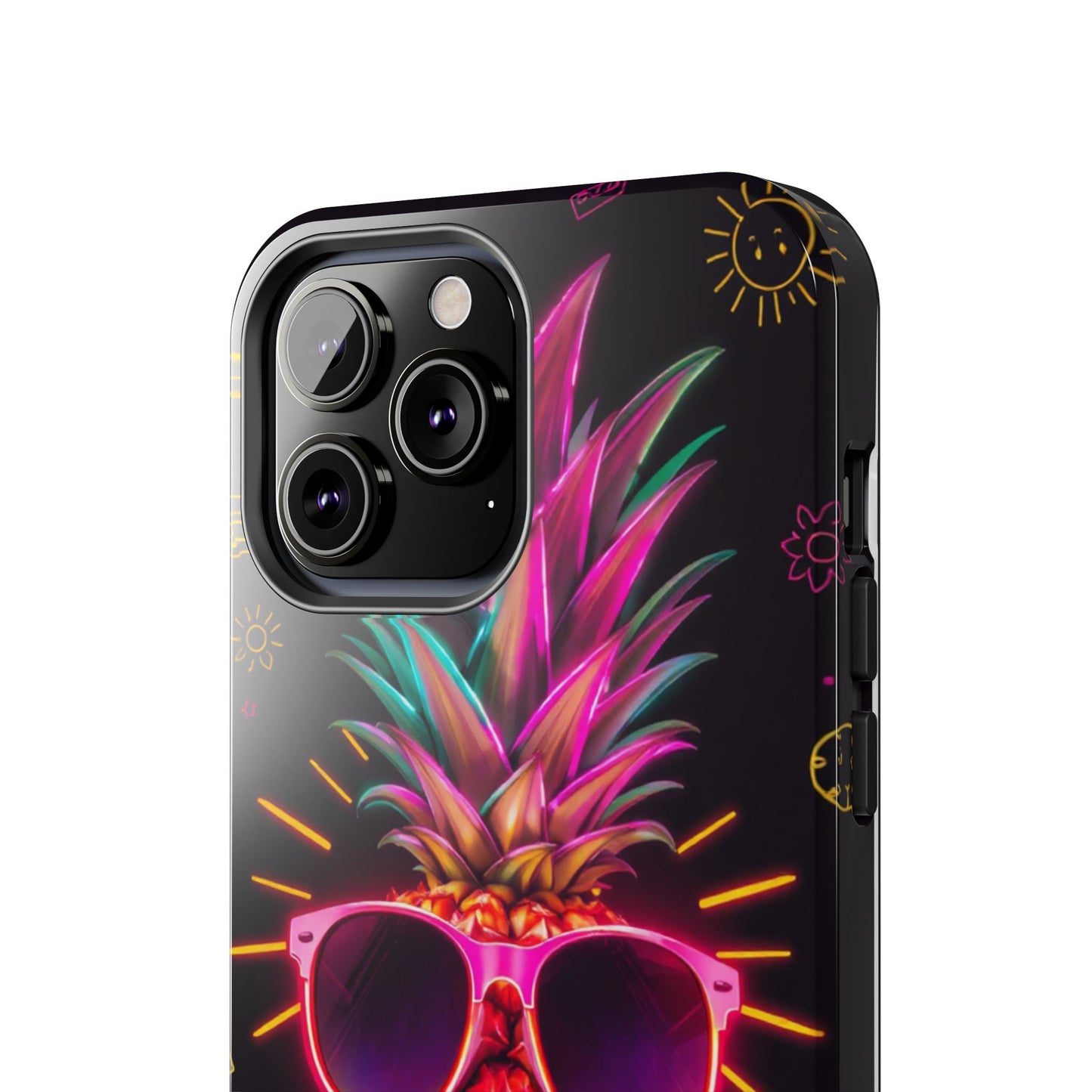 Tough Pineapple Phone Case - Cool, Vibrant Design Perfect for Summer Vibes