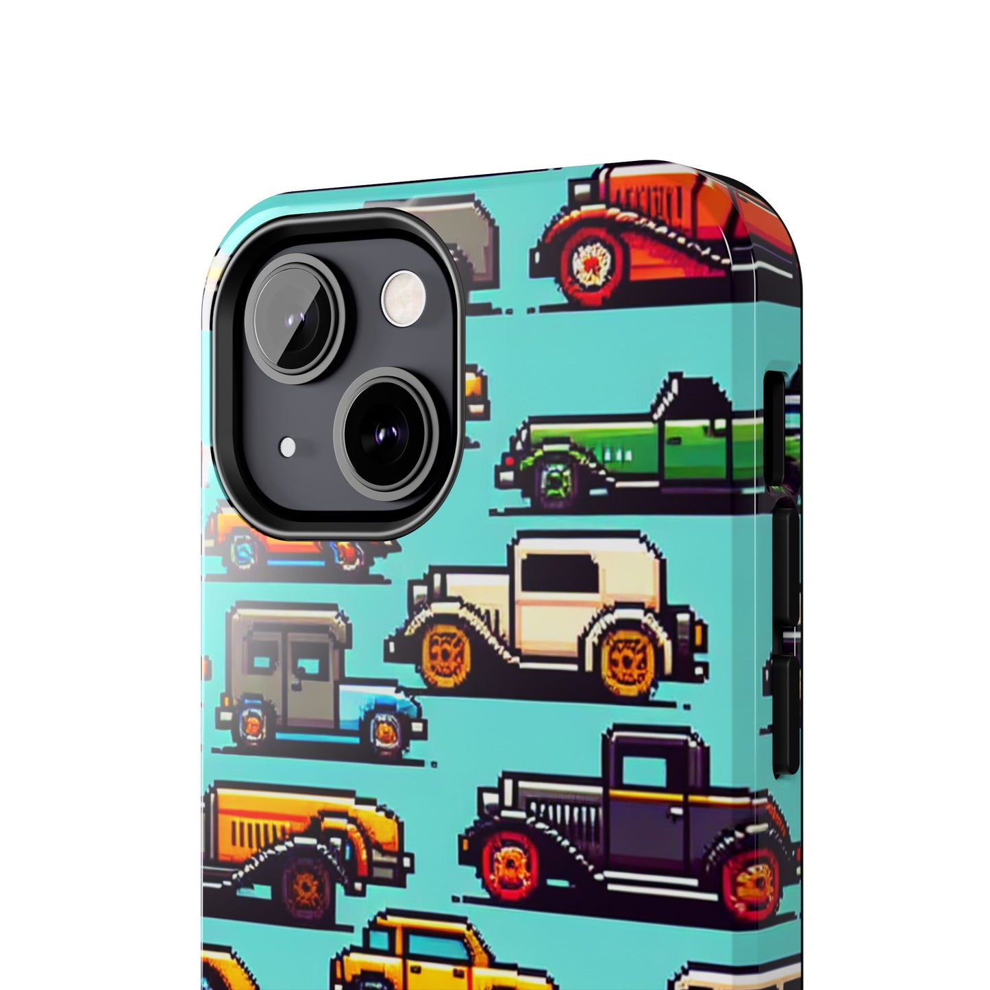 Retro Car Pixel Art Tough Phone Case - Durable & Stylish Protection - for iPhone