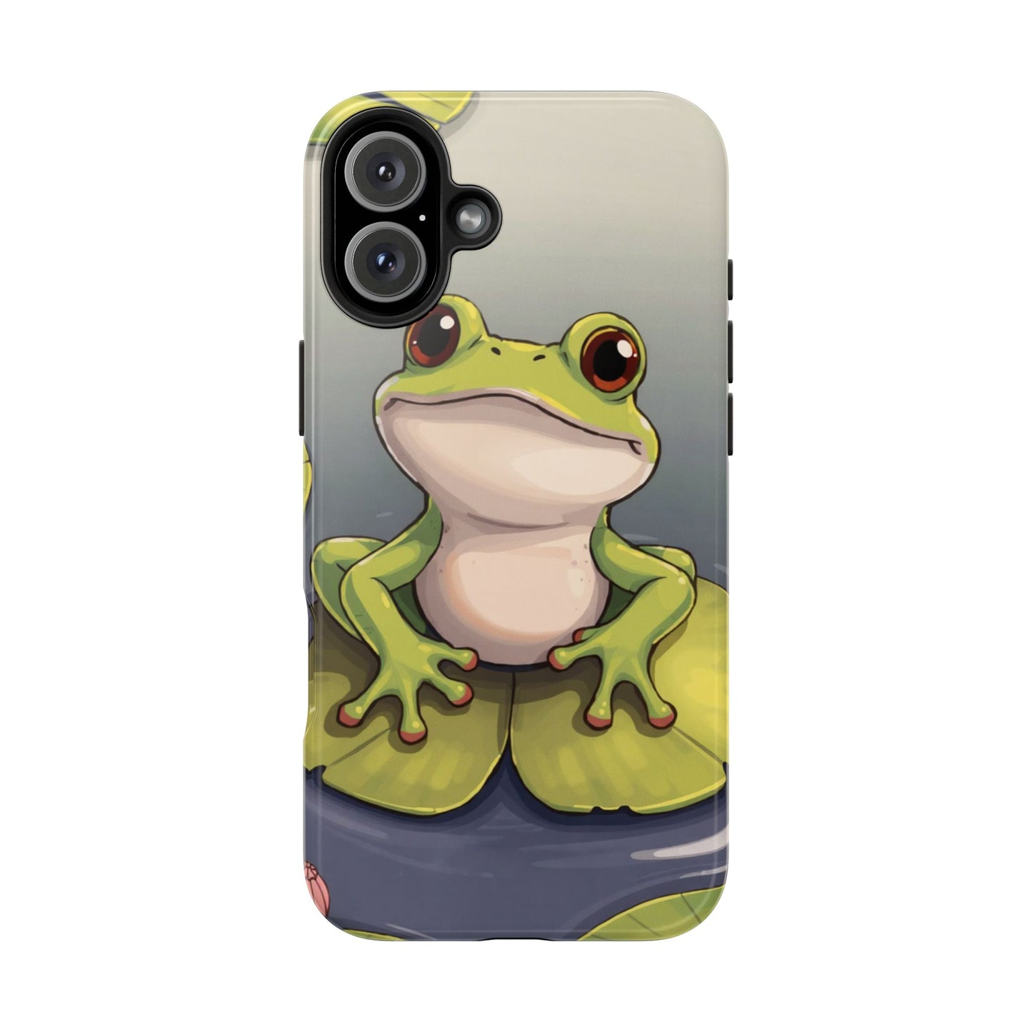 Cute Frog Tough Phone Case - Durable Protection with Nature Vibe