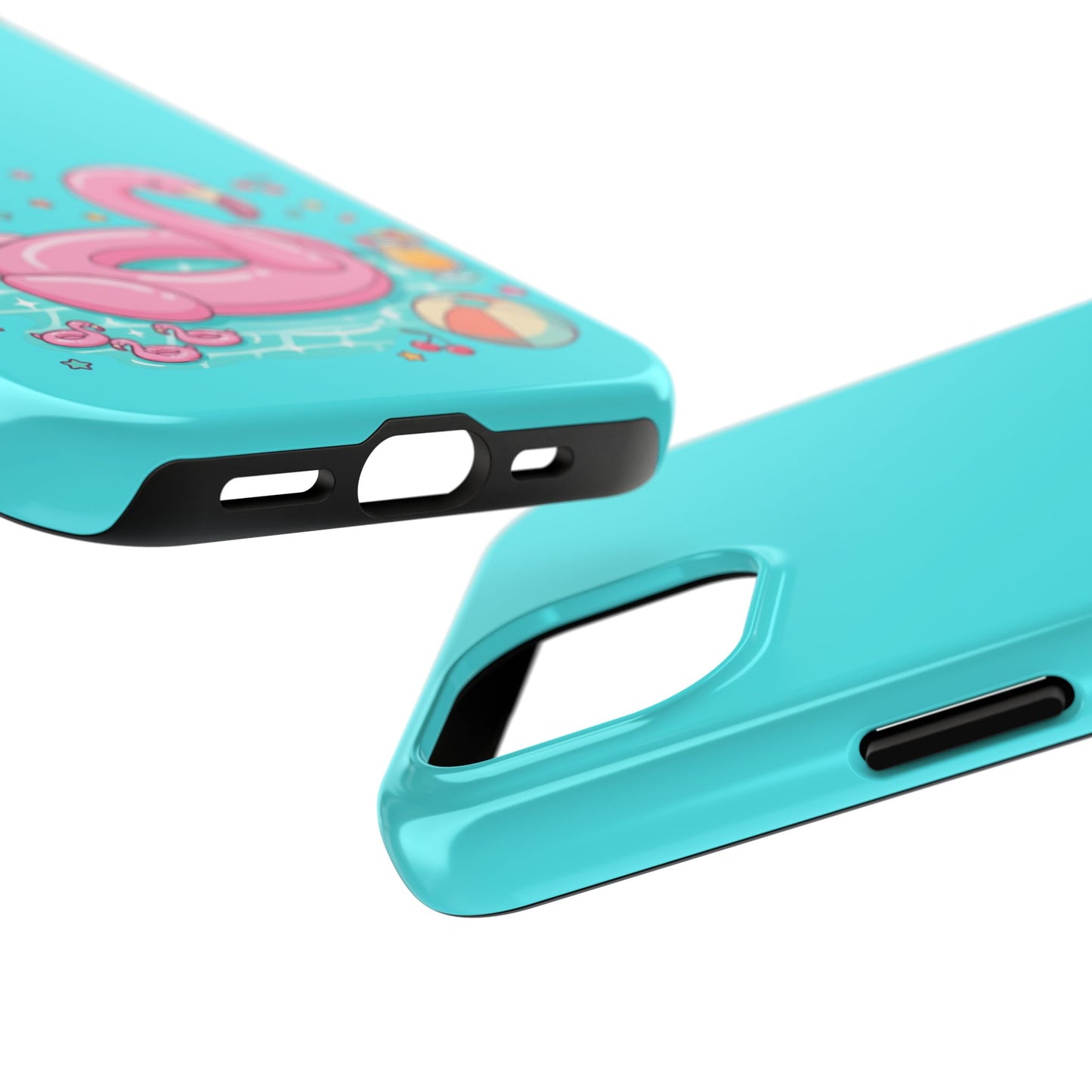 Flamingo Pool Party iPhone Case