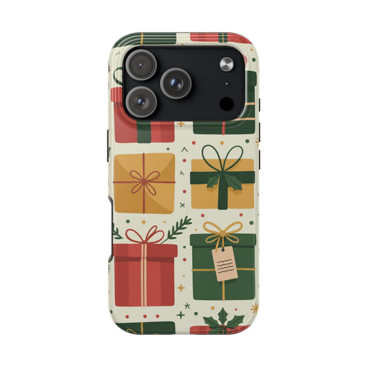 Christmas Gifts Pattern Tough Phone Case for iPhone