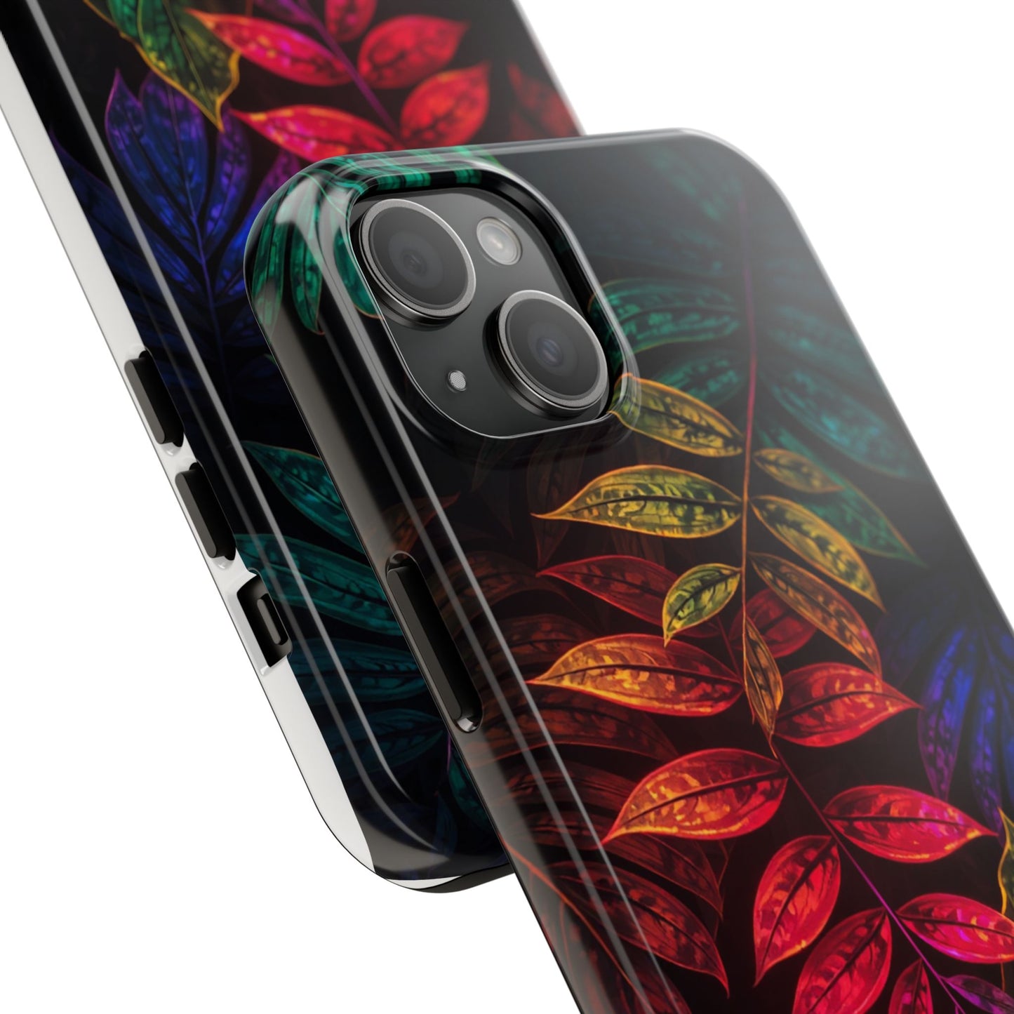 Vibrant Tropical Leaf Tough Phone Case