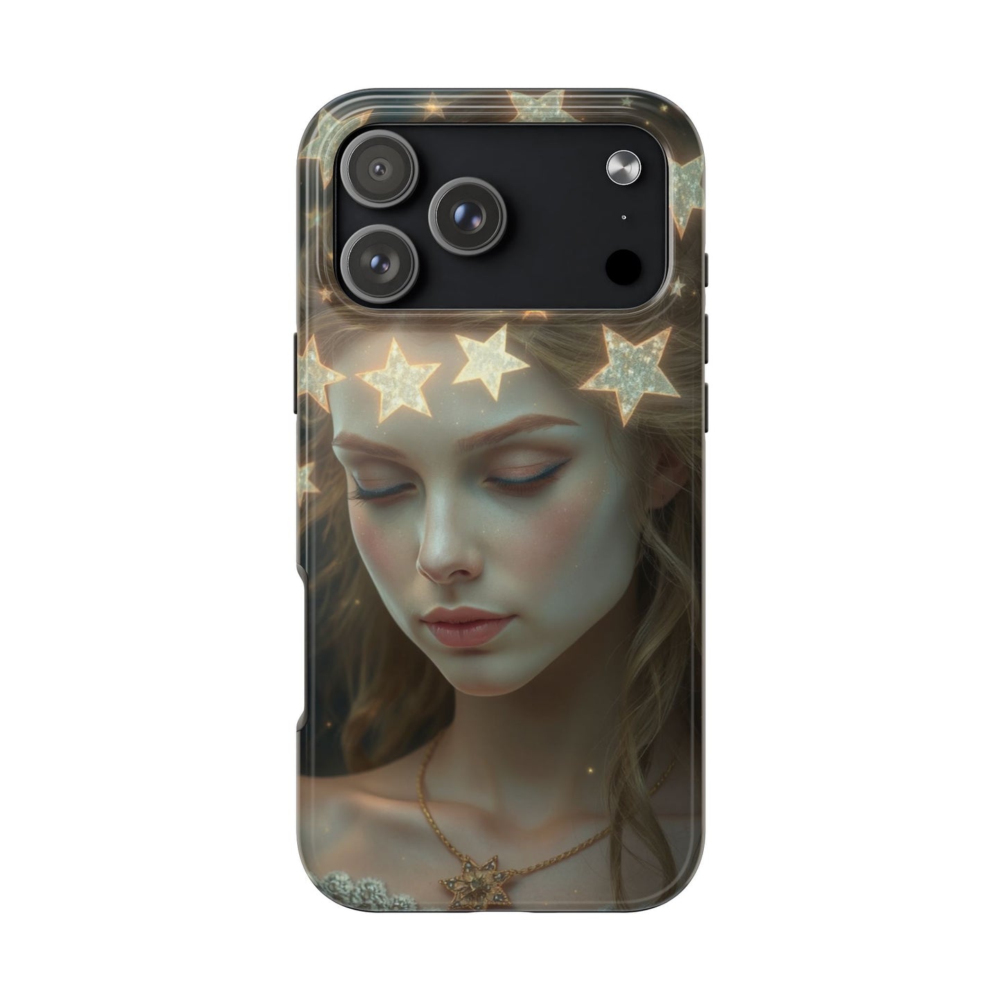 Celestial Dream Tough Phone Case - Artistic Starry Design for Style Enthusiasts